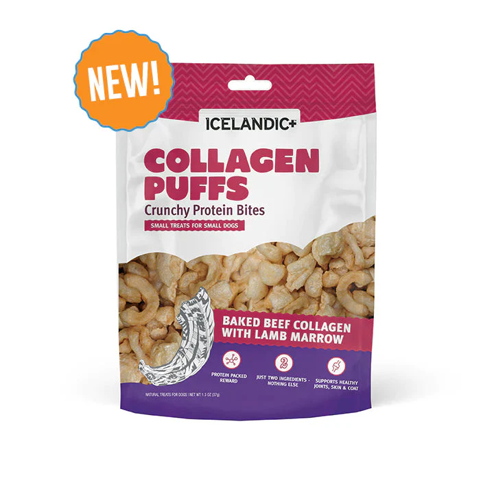 Icelandic+ Beef Collagen with Marrow Treats for Small Dogs 1.3oz - Image 1