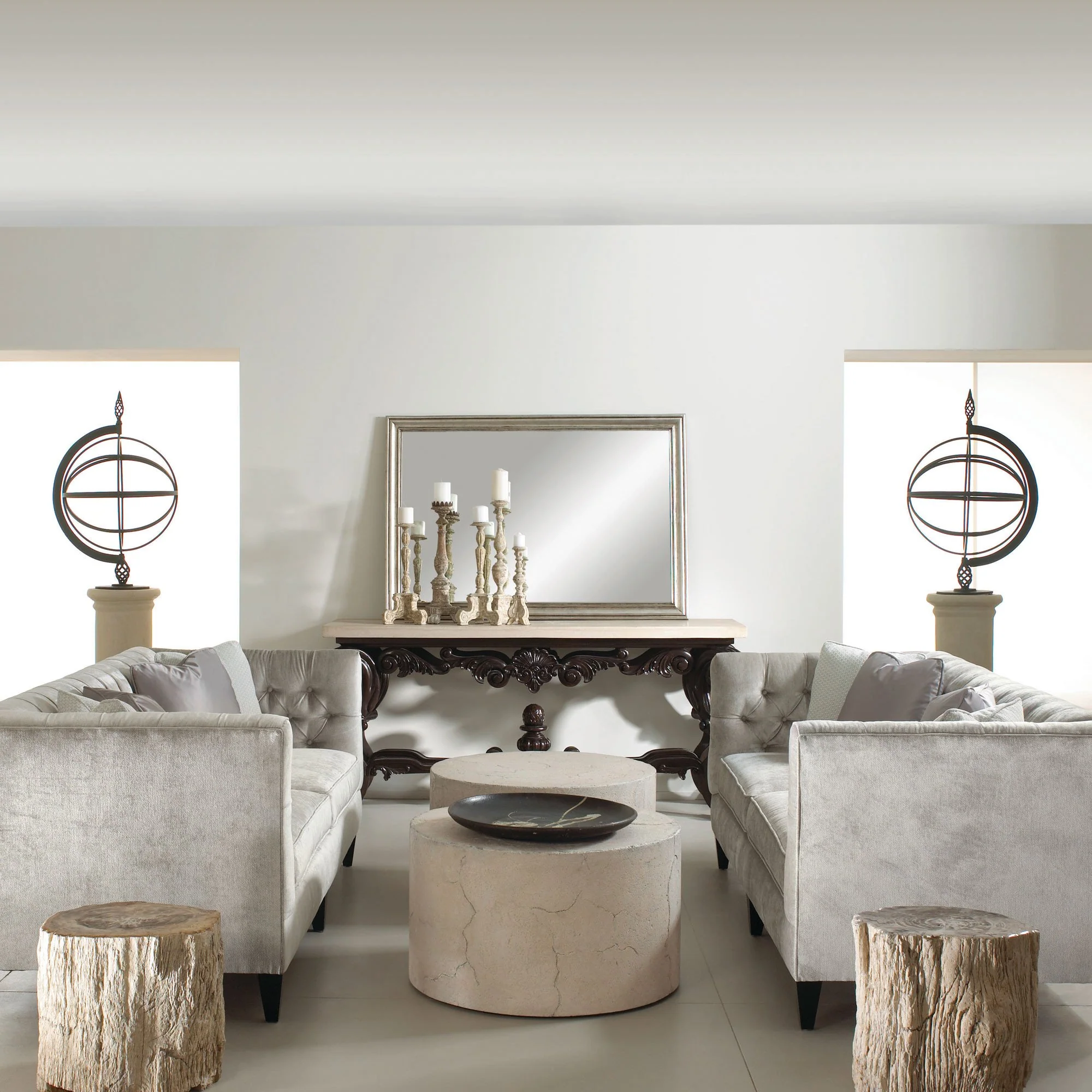 Petrified Wood Side Table - Image 2