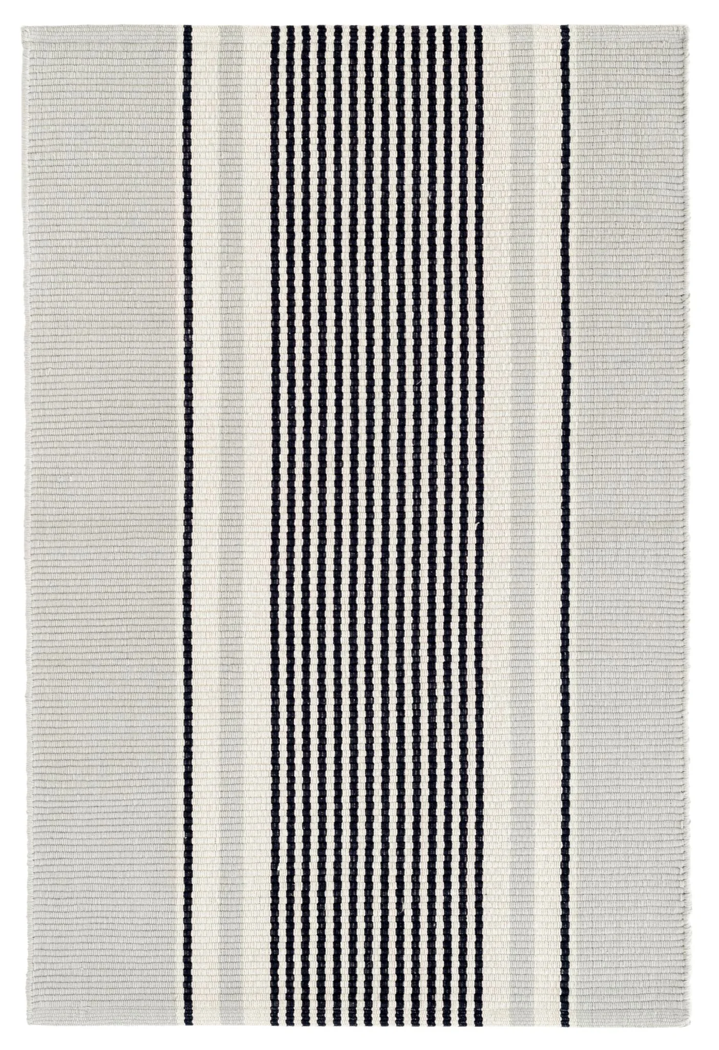 Gunner Stripe Handwoven Cotton Rug - Image 1