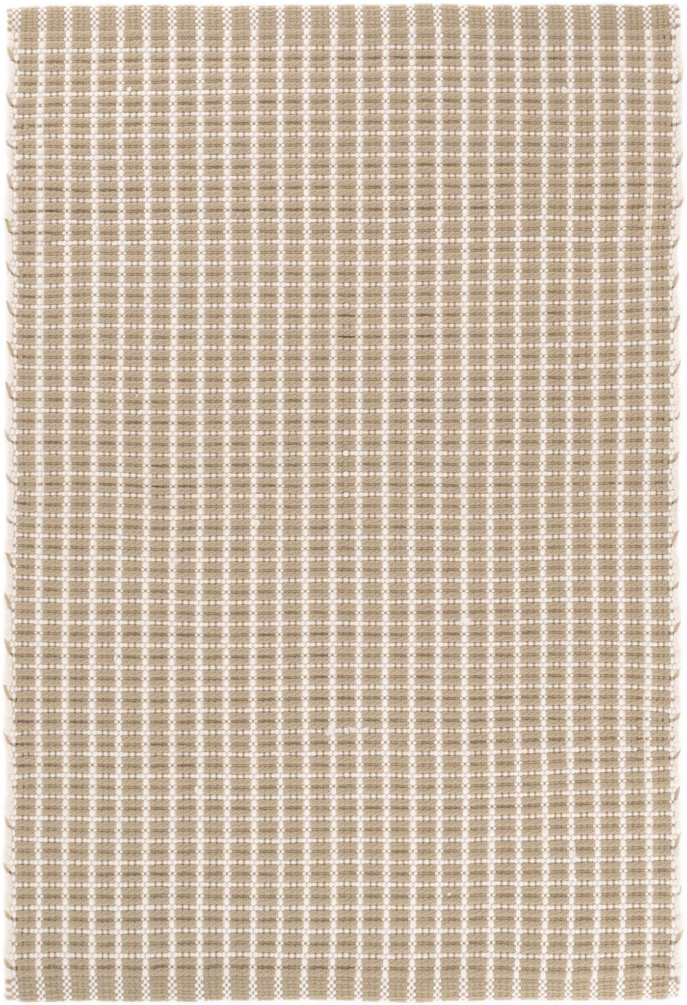 Gridiron Wheat Handwoven Indoor/Outdoor Rug - Image 1
