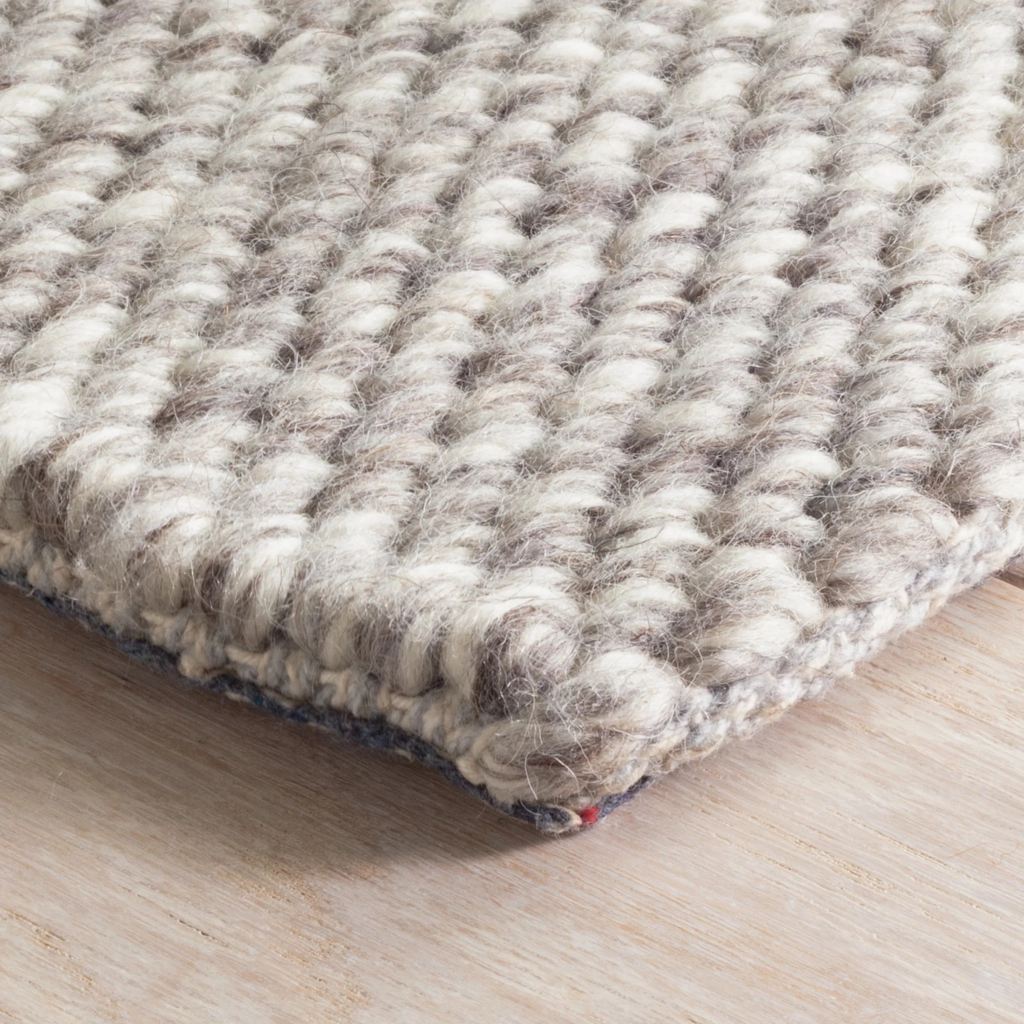Loggia Grey Handwoven Wool Rug - Image 2