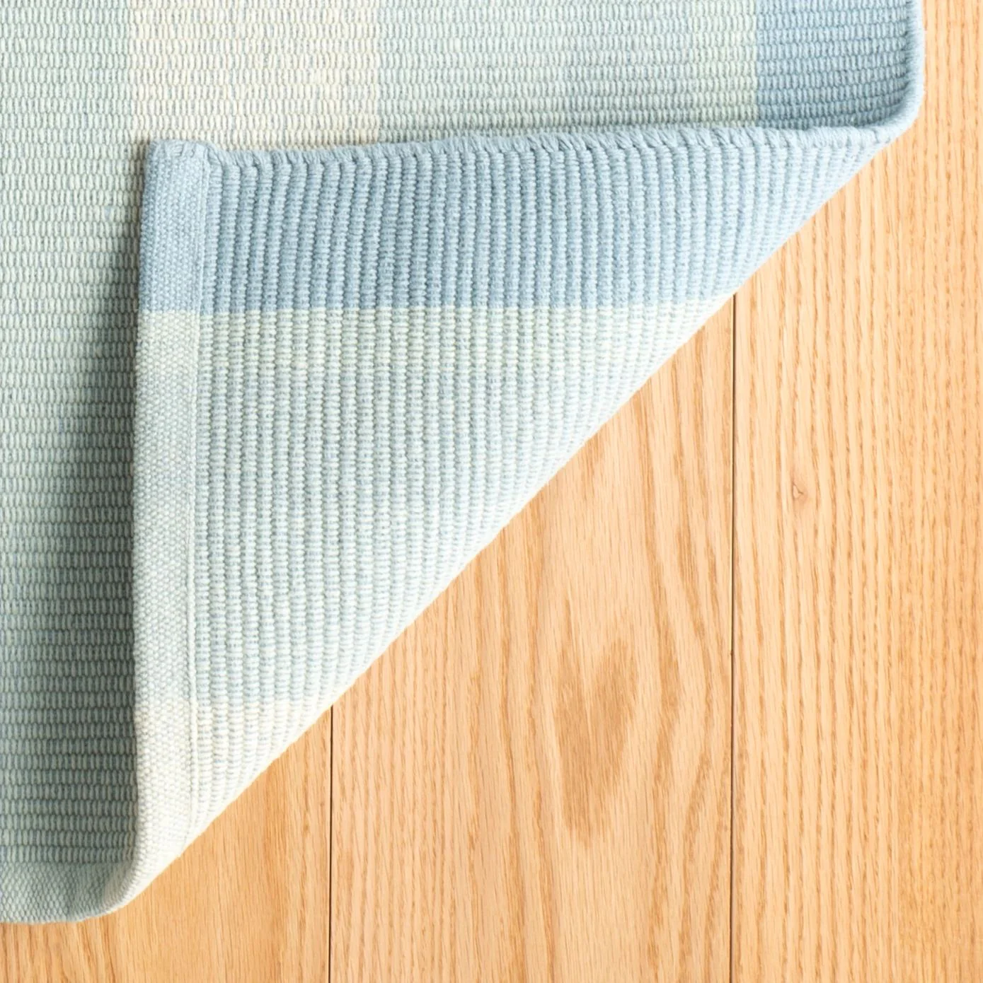 Shore Stripe Handwoven Cotton Rug - Image 3