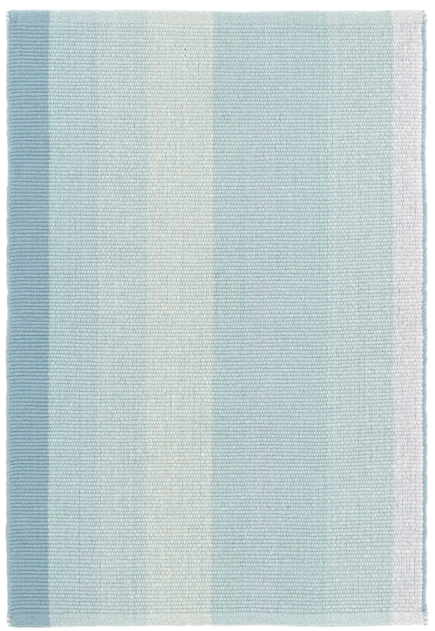 Shore Stripe Handwoven Cotton Rug - Image 1