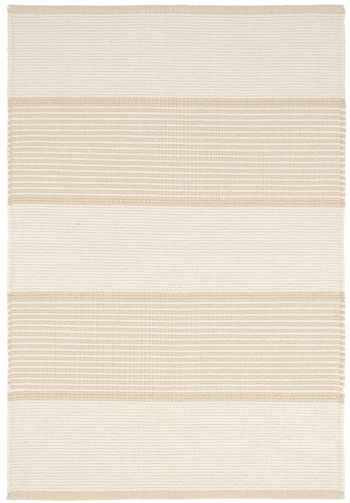 La Mirada Wheat Handwoven Cotton Rug - Image 1