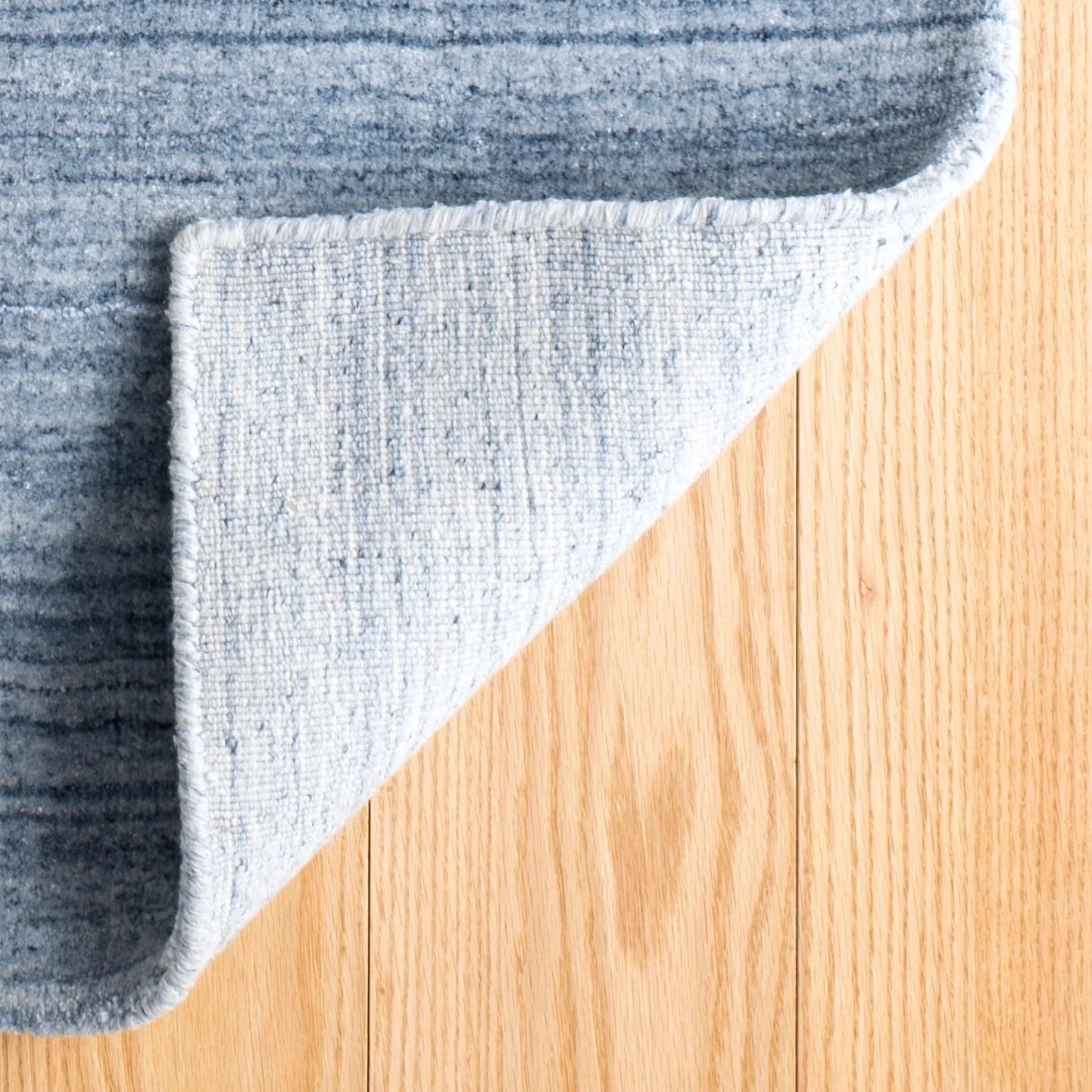 Nordic Blue Hand Loom Knotted Performance Rug - Image 3