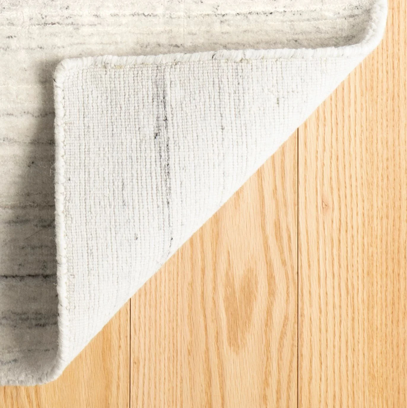 Nordic White Hand Loom Knotted Performance Rug - Image 3