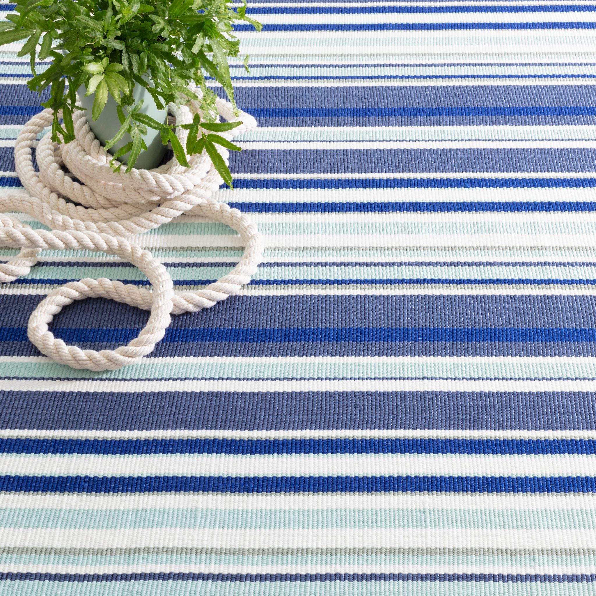 Skyler Stripe Handwoven Indoor/Outdoor Rug - Image 2