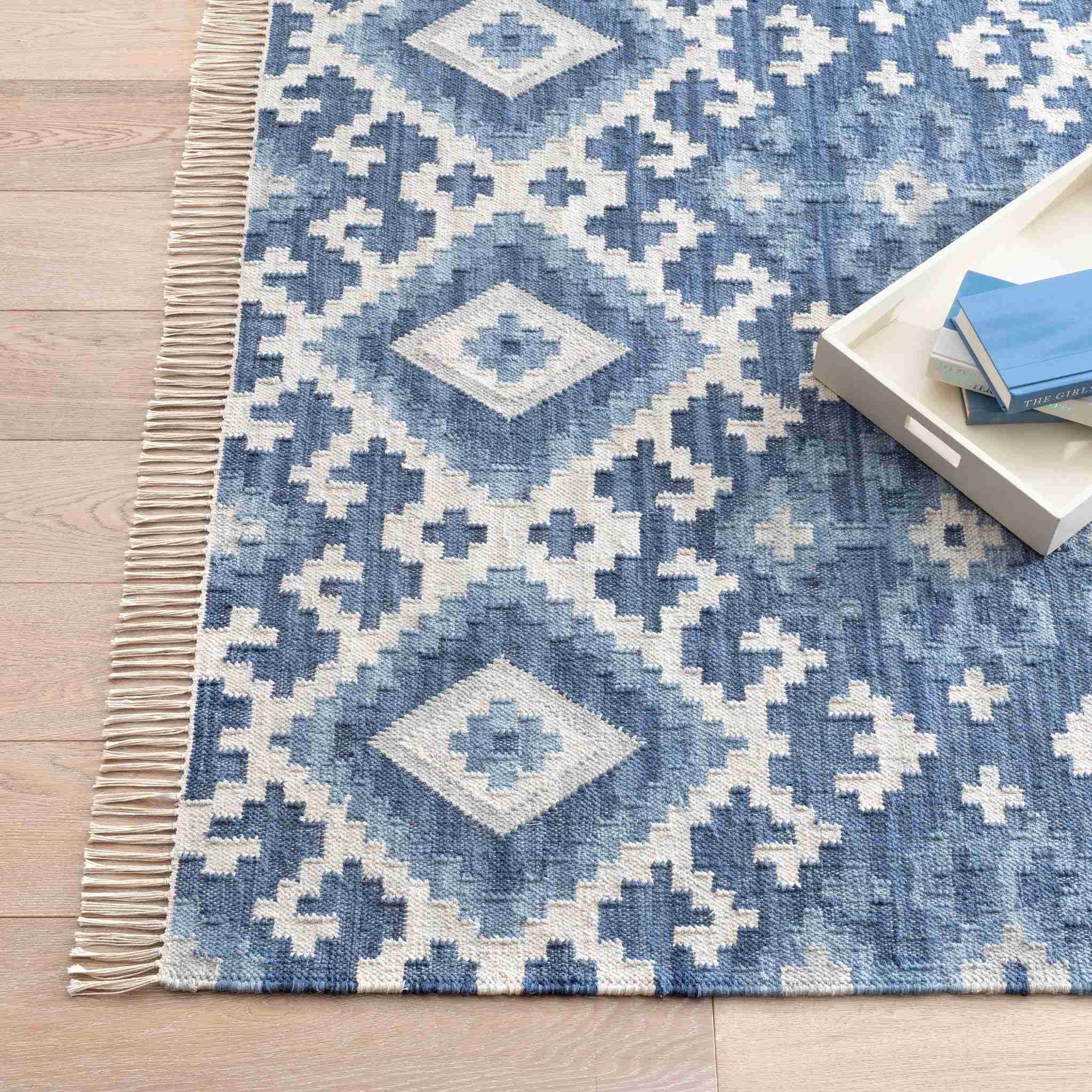 Marmara Kilim Handwoven Cotton Rug - Image 2