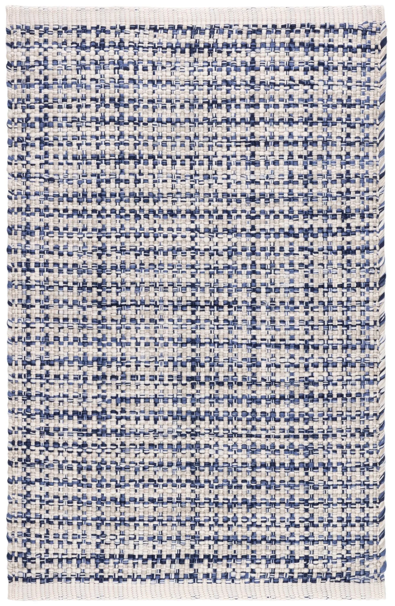 Journey Blue Handwoven Indoor/Outdoor Rug - Image 1