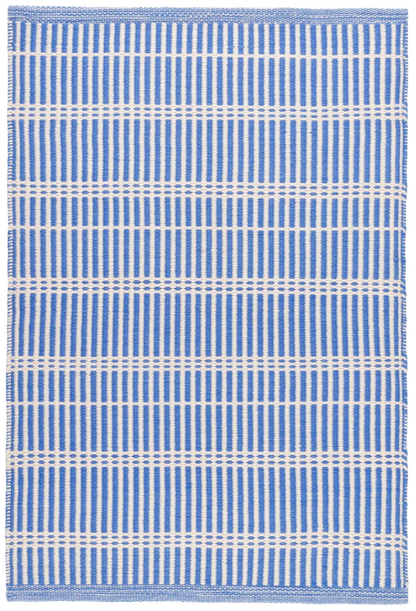 Marlo French Blue Handwoven Indoor/Outdoor Rug - Image 1