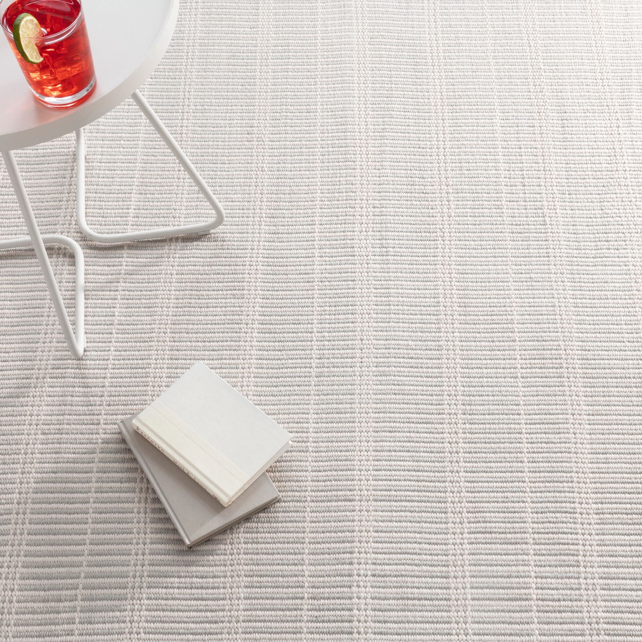 Marlo Platinum Handwoven Indoor/Outdoor Rug - Image 2