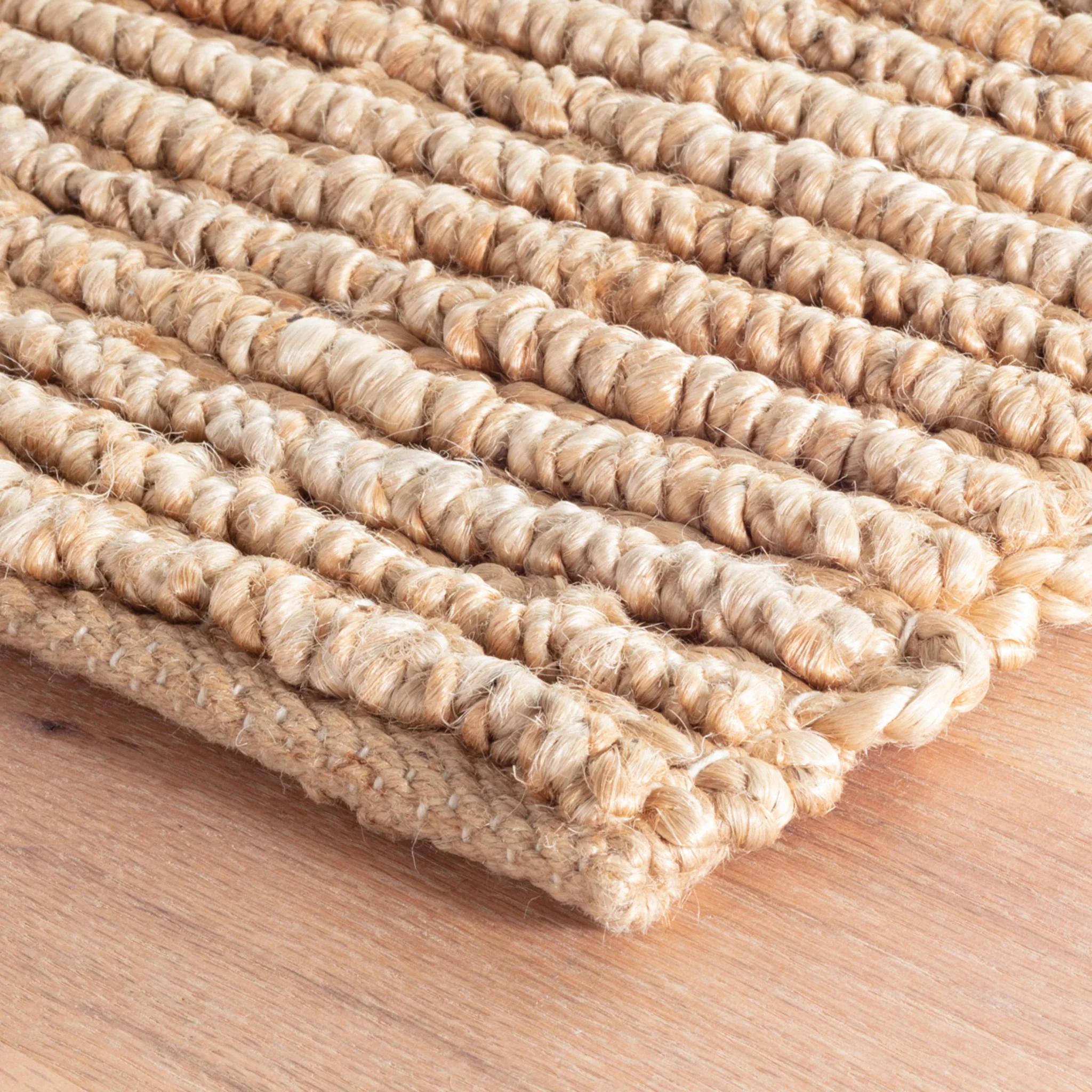 Dunes Natural Handwoven Jute Rug - Image 3