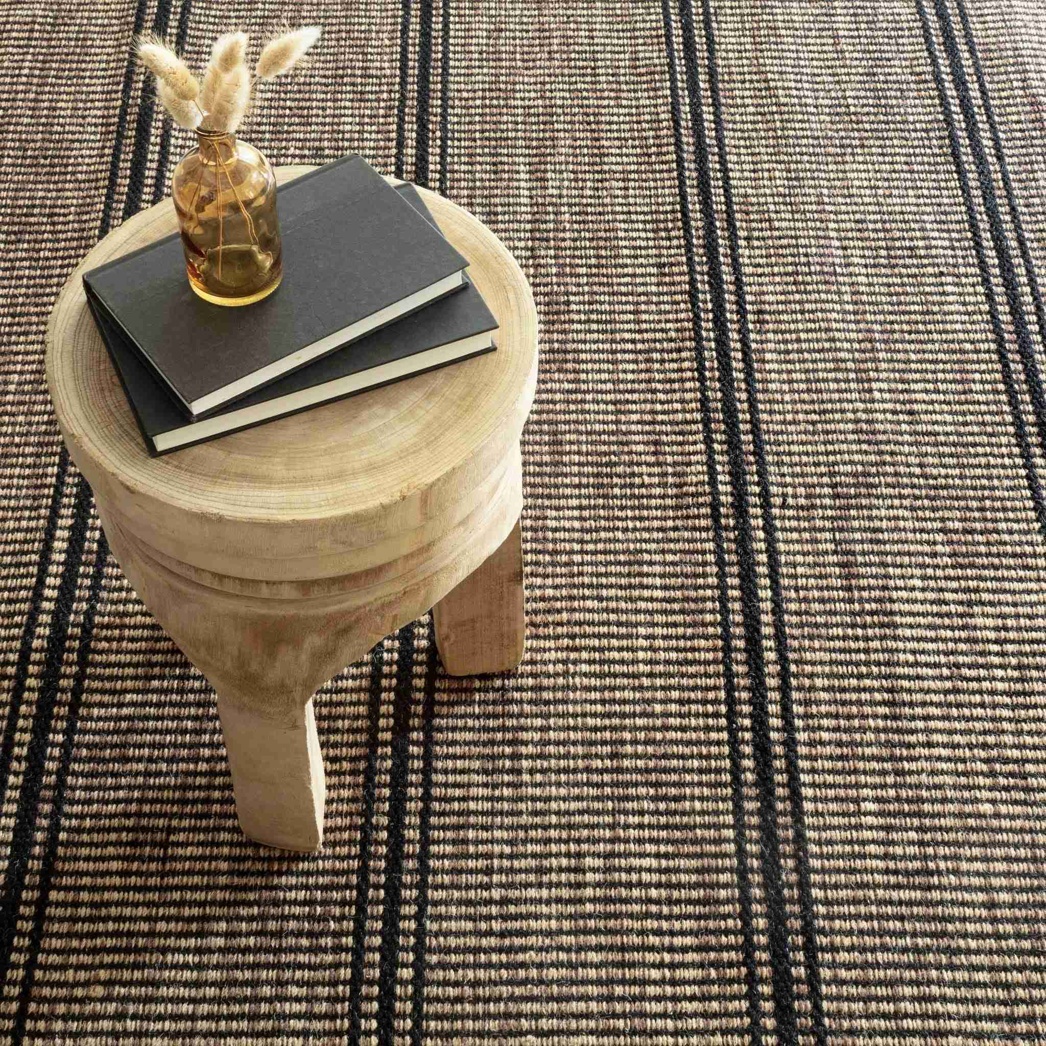 Malta Camel Handwoven Wool Rug - Image 2