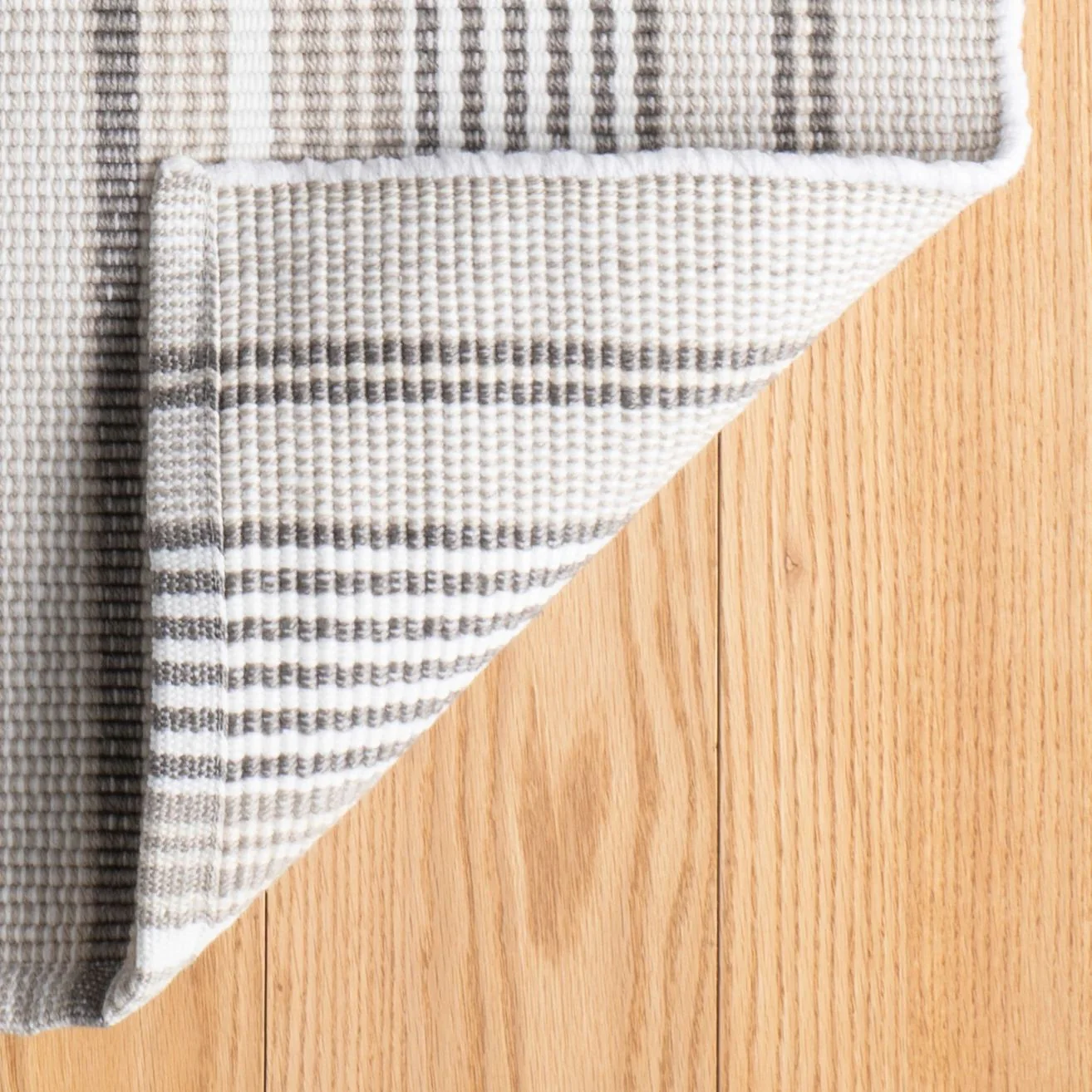 Gradation Ticking Handwoven Indoor/Outdoor Rug - Image 3