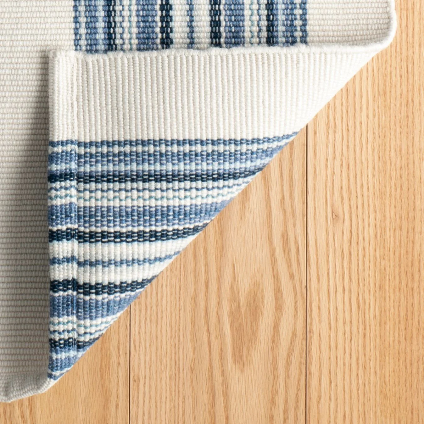 Road Runner Blue Handwoven Indoor/Outdoor Rug - Image 3