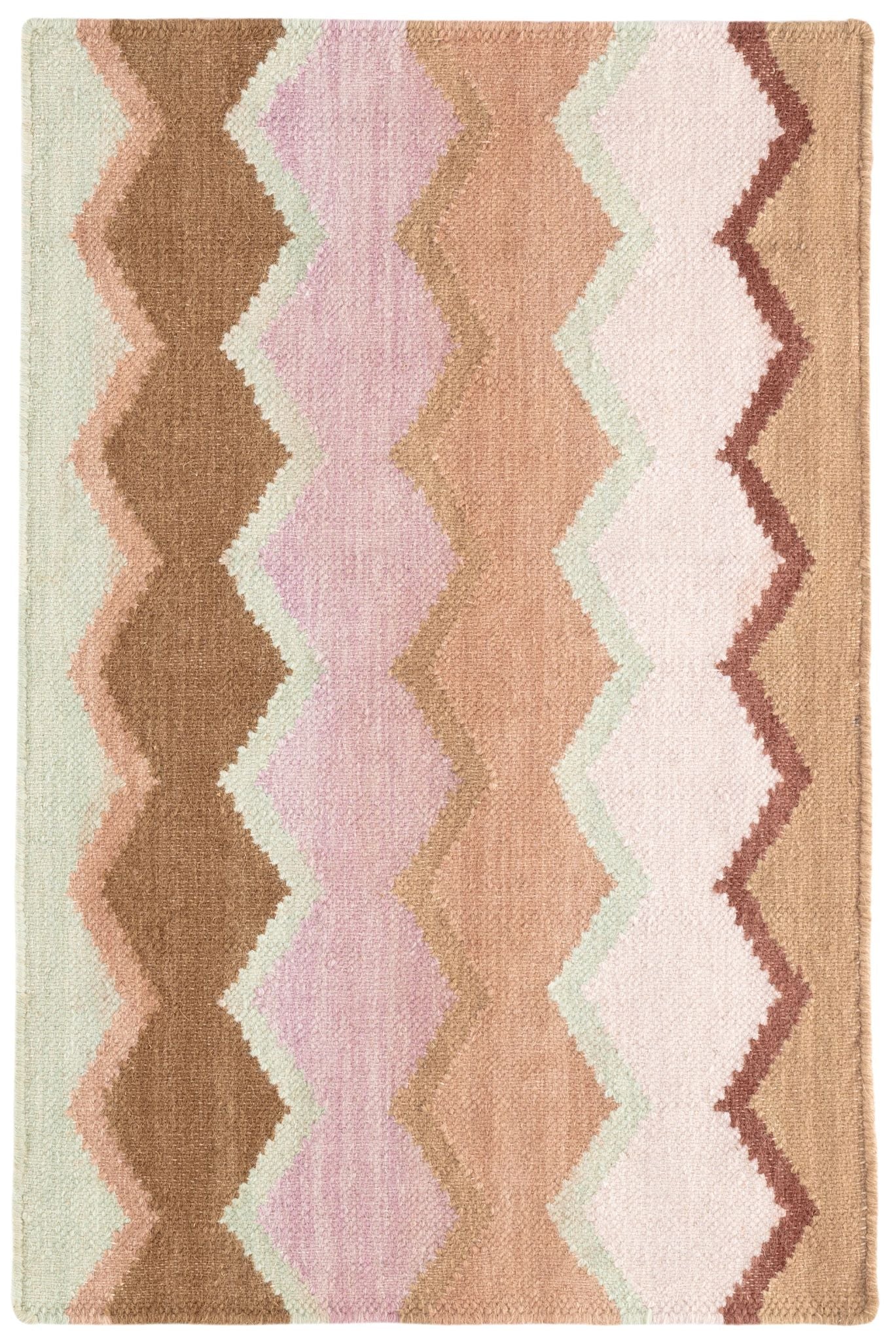 Safety Net Earth Handwoven Wool Rug - Image 1