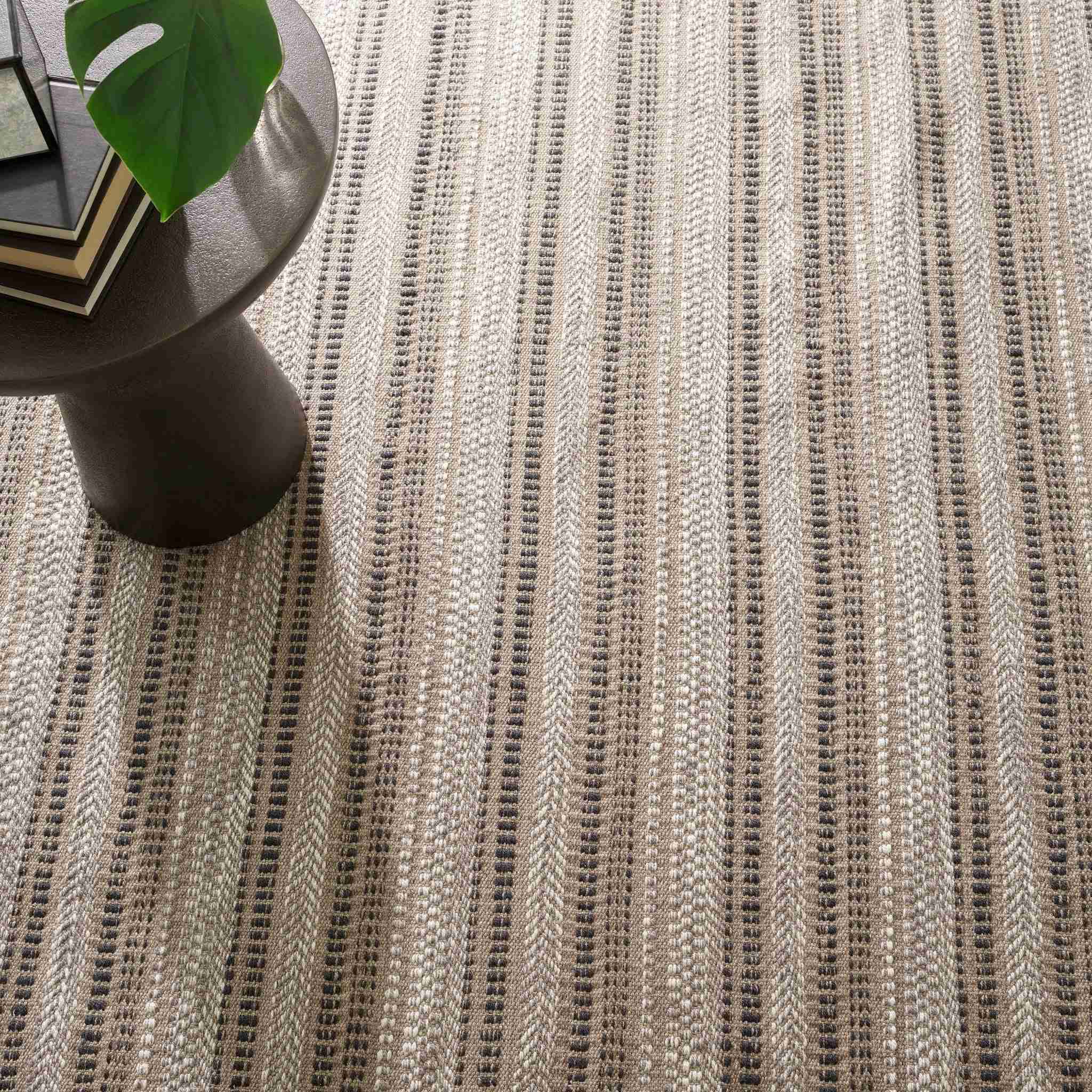 Sooner Than Later Neutral Handwoven Indoor/Outdoor Rug - Image 2