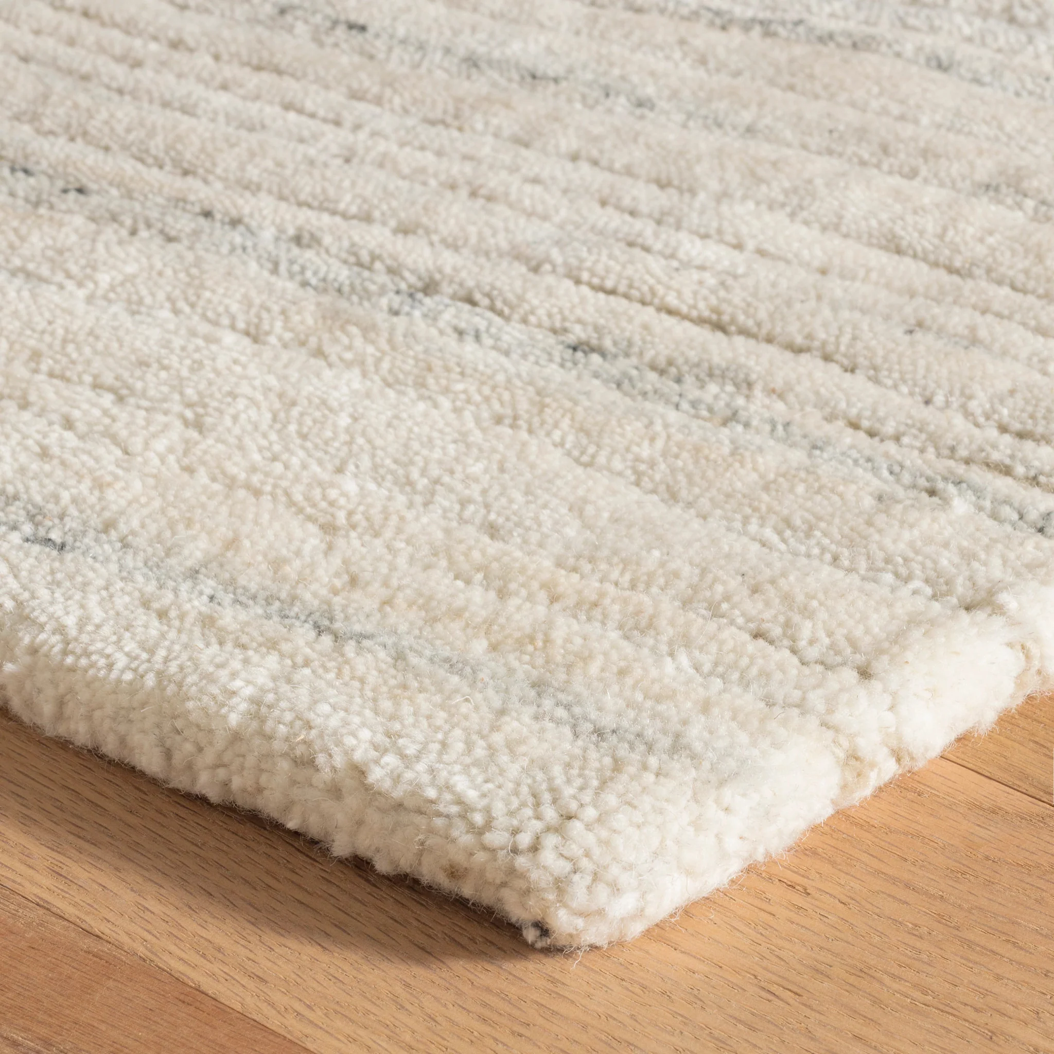 Avery Oatmeal Hand Tufted Wool Rug - Image 3