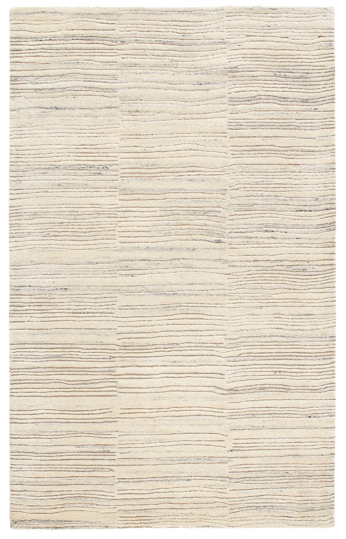 Avery Oatmeal Hand Tufted Wool Rug - Image 1