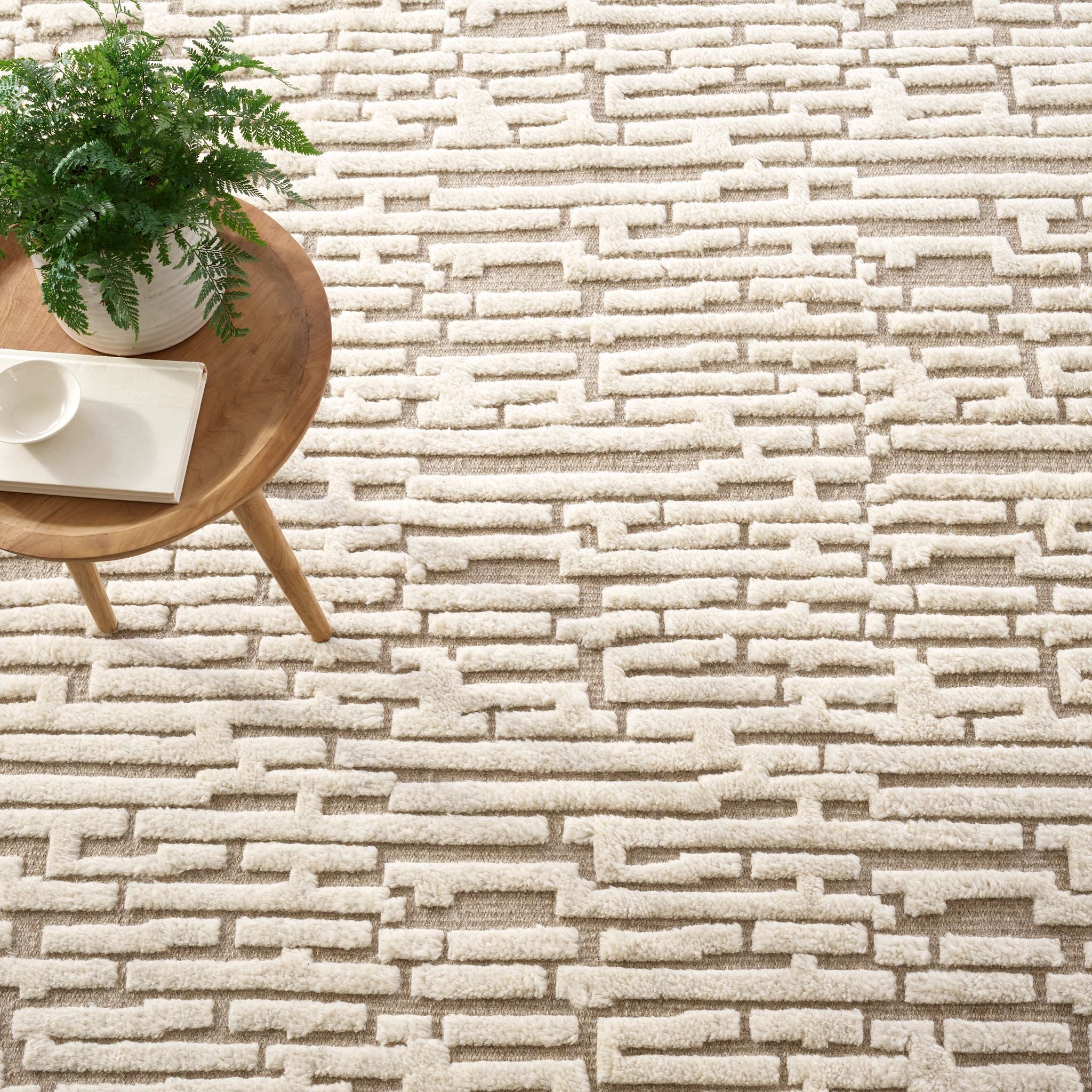 Gates Natural Hand Knotted Wool Rug - Image 2