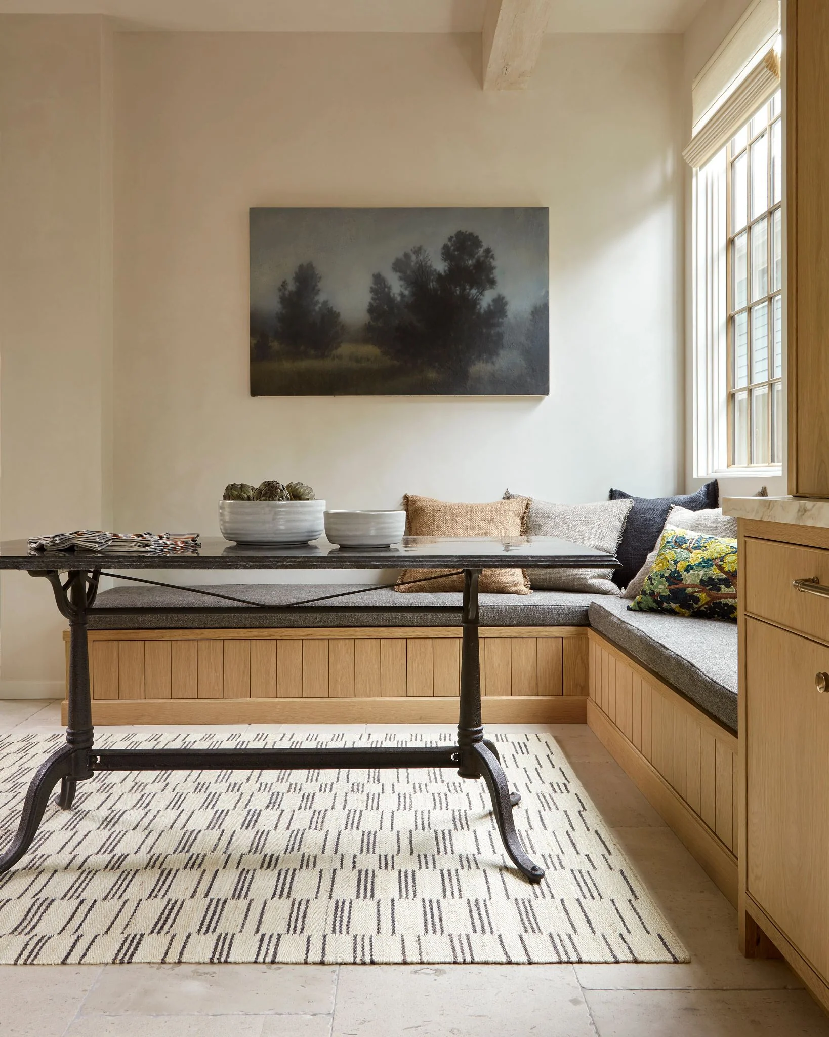 Leni Oatmeal Handwoven Jute Rug - Image 2