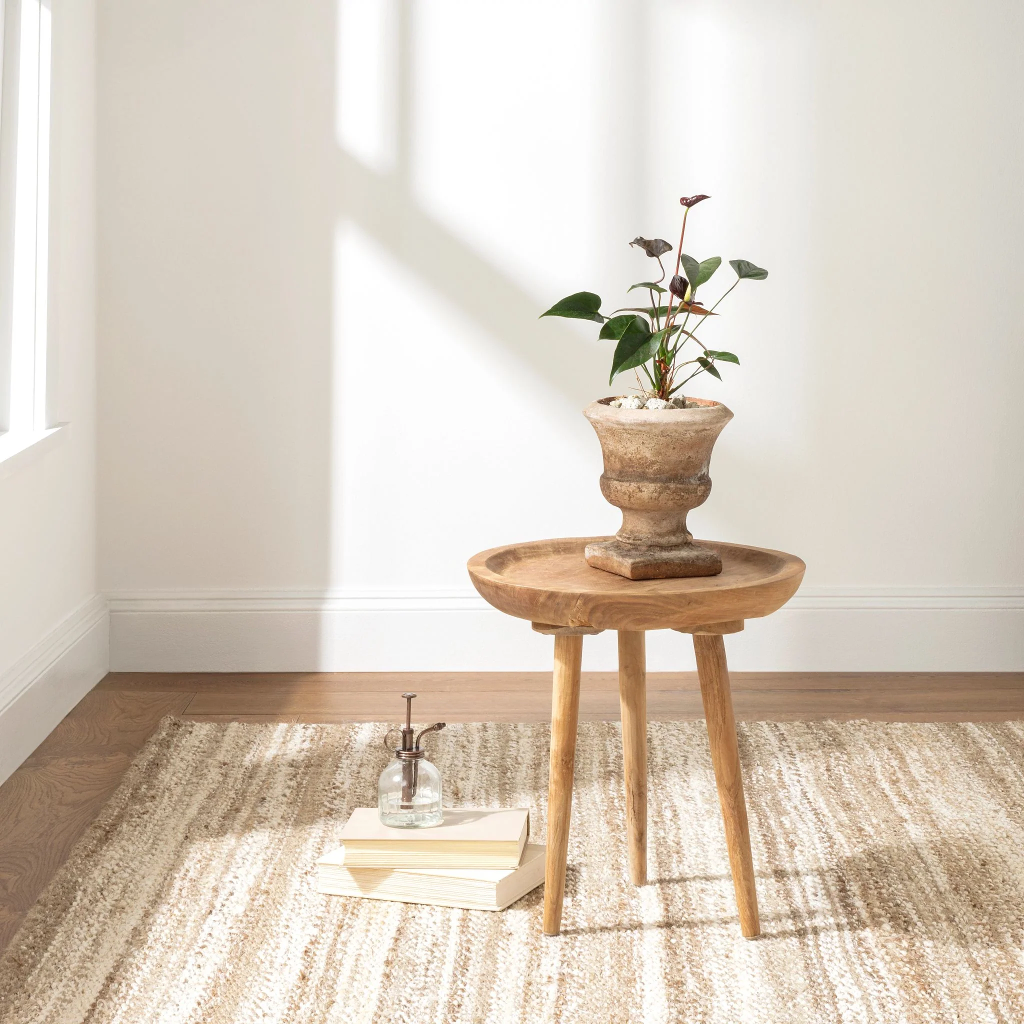 Lewis Natural Handwoven Jute Rug - Image 3