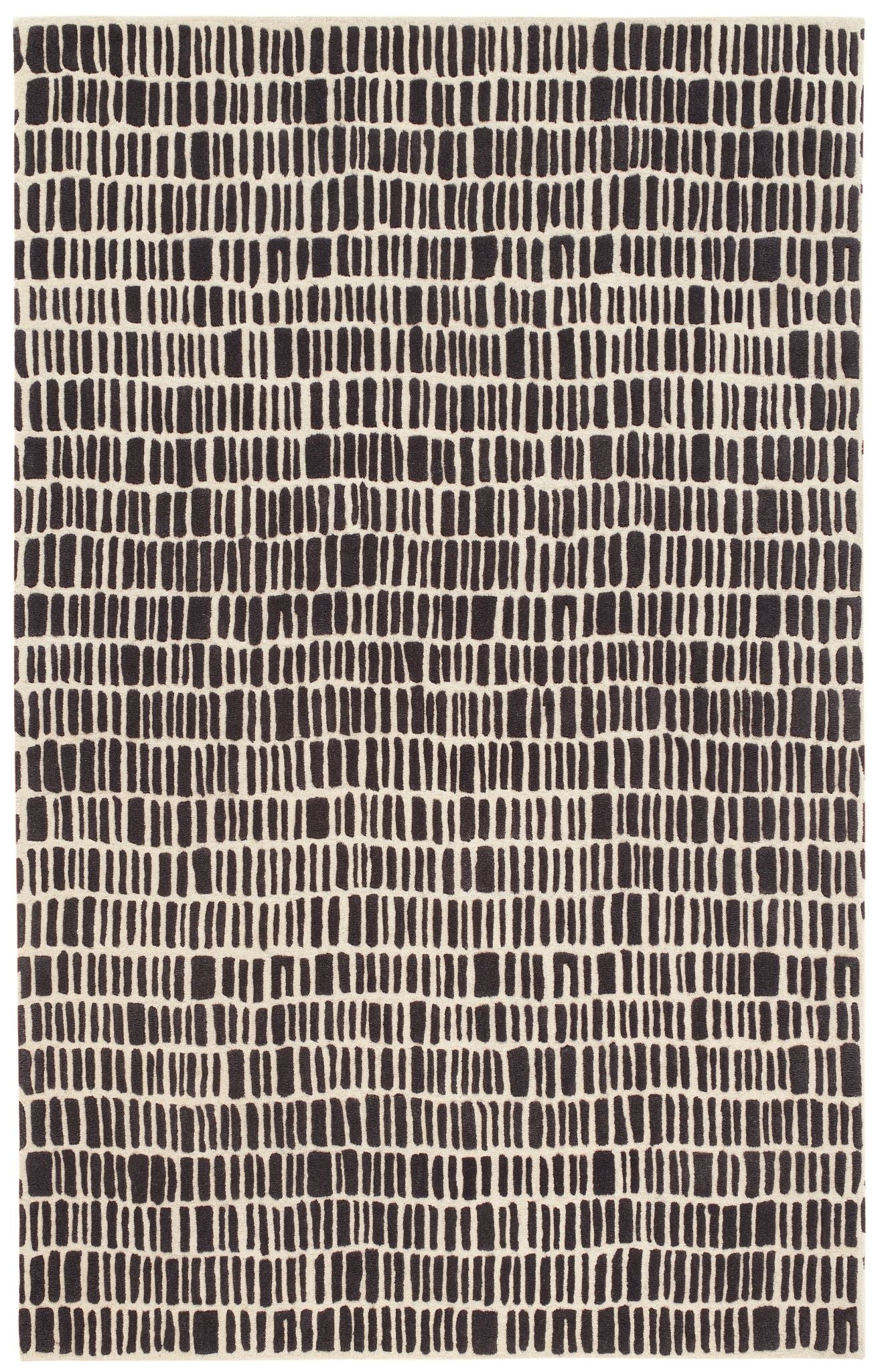 Roark Charcoal Hand Tufted Wool Rug - Image 1