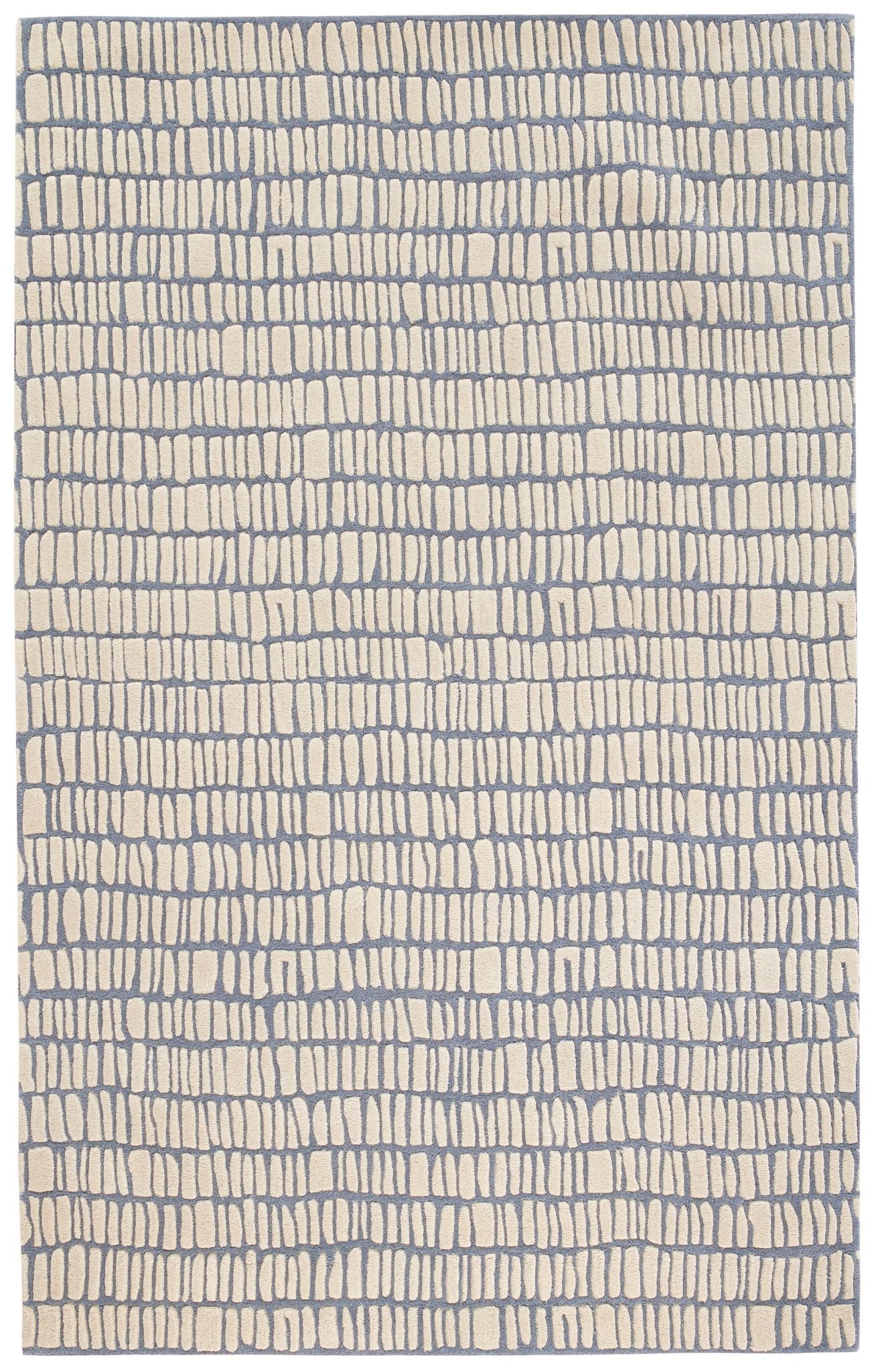 Roark Pewter Blue Hand Tufted Wool Rug - Image 1