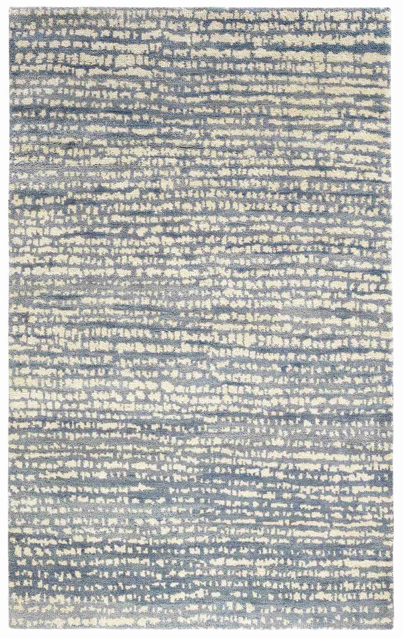 Shepherd Pewter Blue Hand Knotted Wool Rug - Image 1