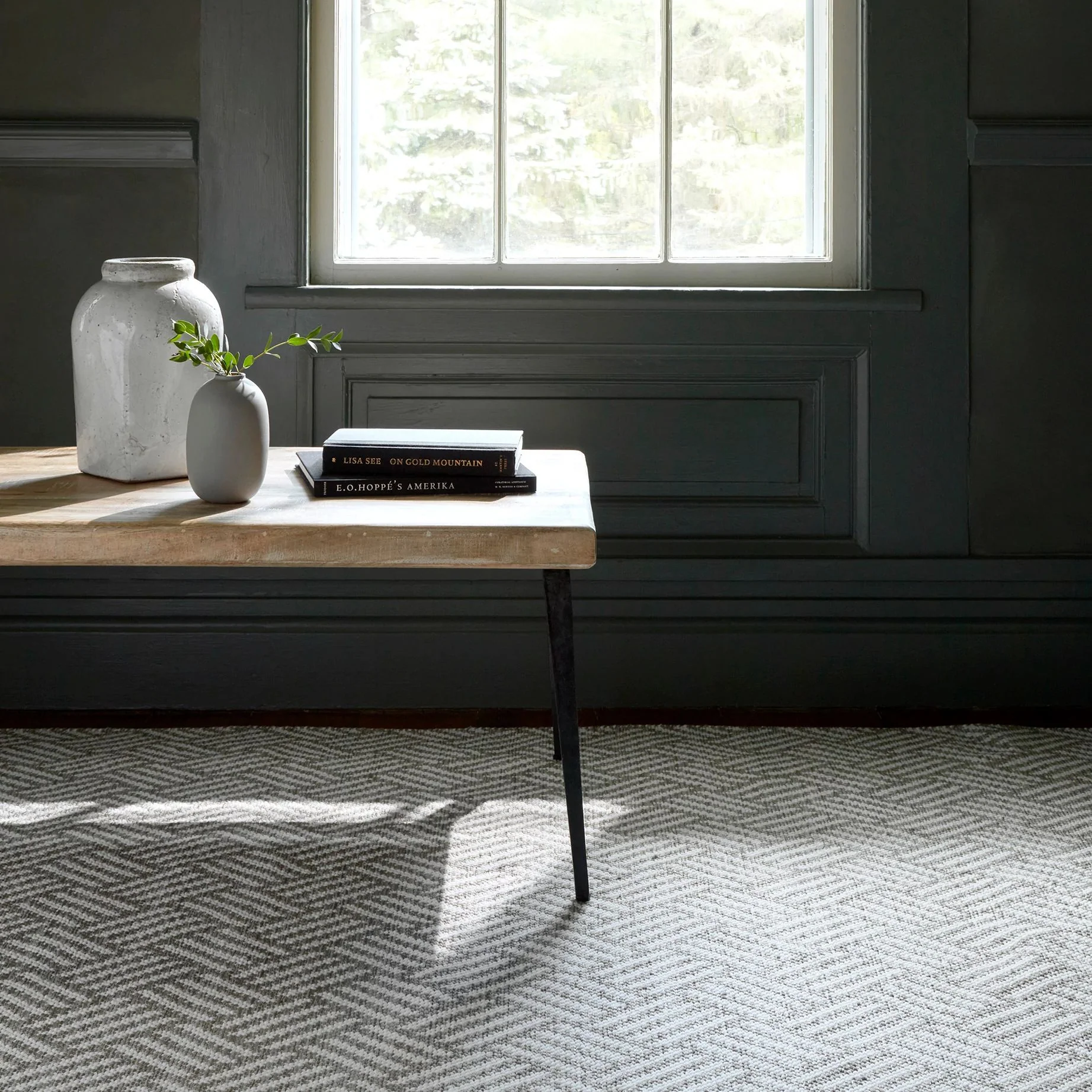 Crisscross Platinum Handwoven Indoor/Outdoor Rug - Image 3