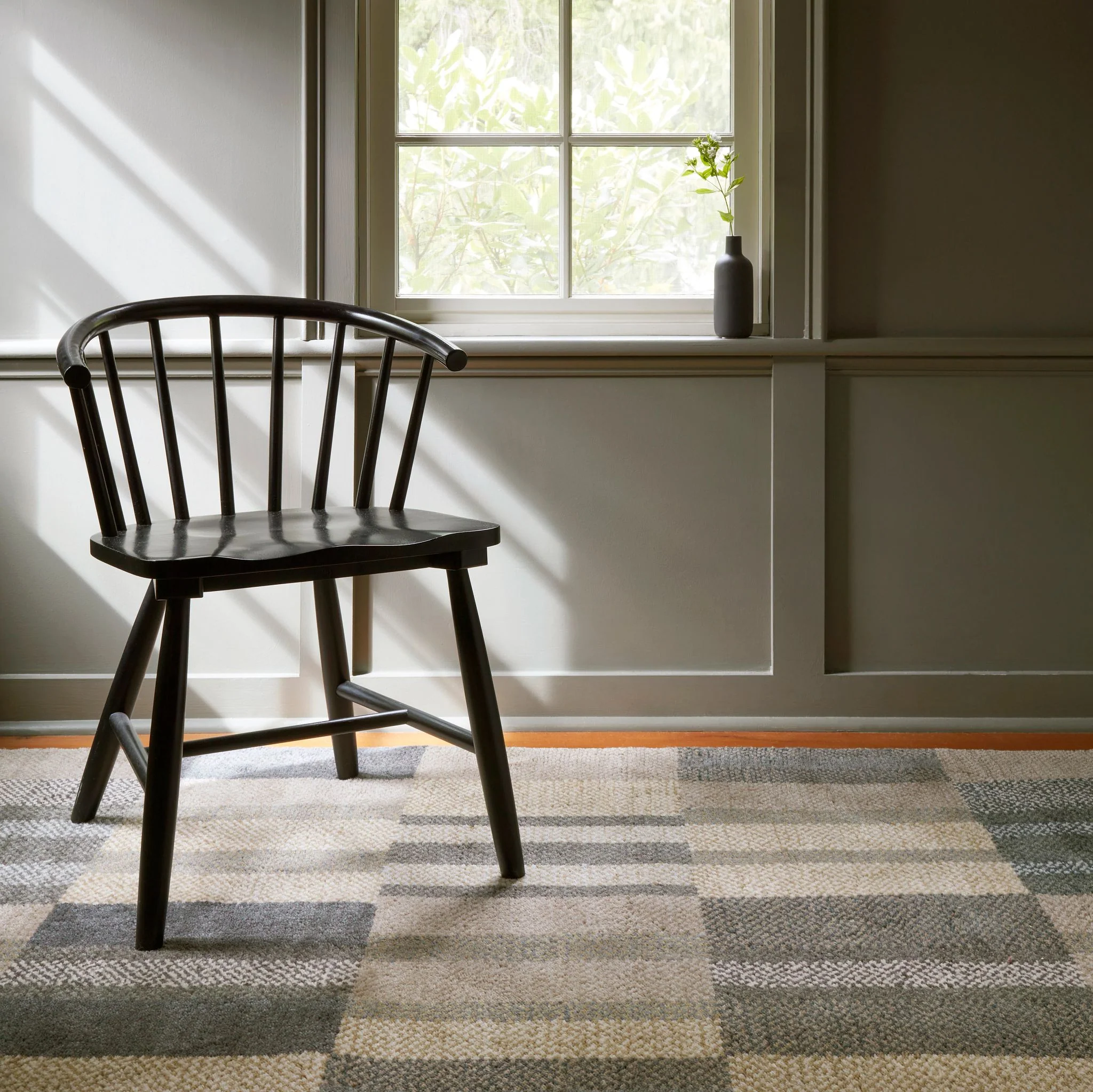 Fairhaven Natural Hand Loom Knotted Wool Rug - Image 3