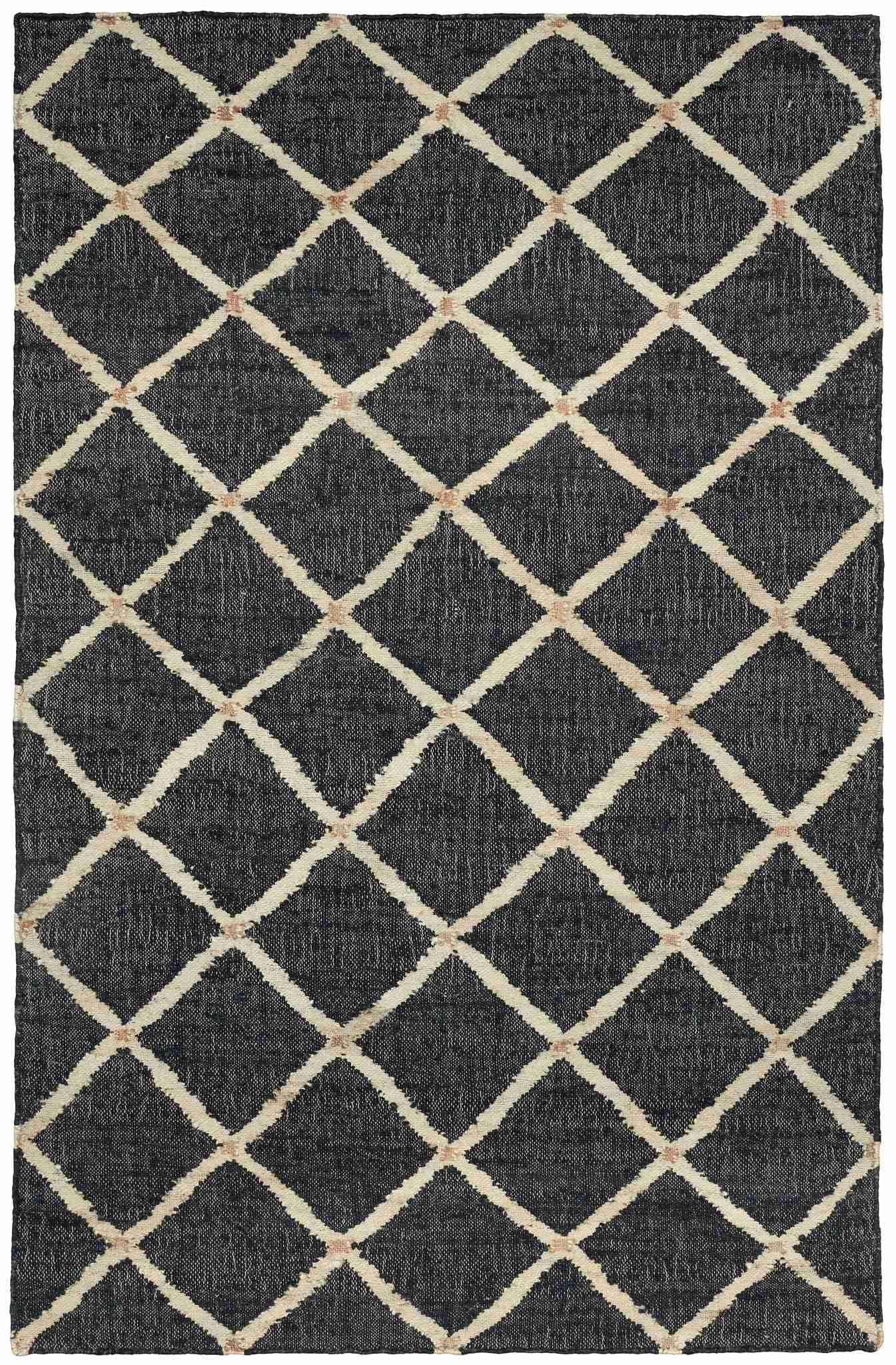 Kali Black Handwoven Jute Rug - Image 1
