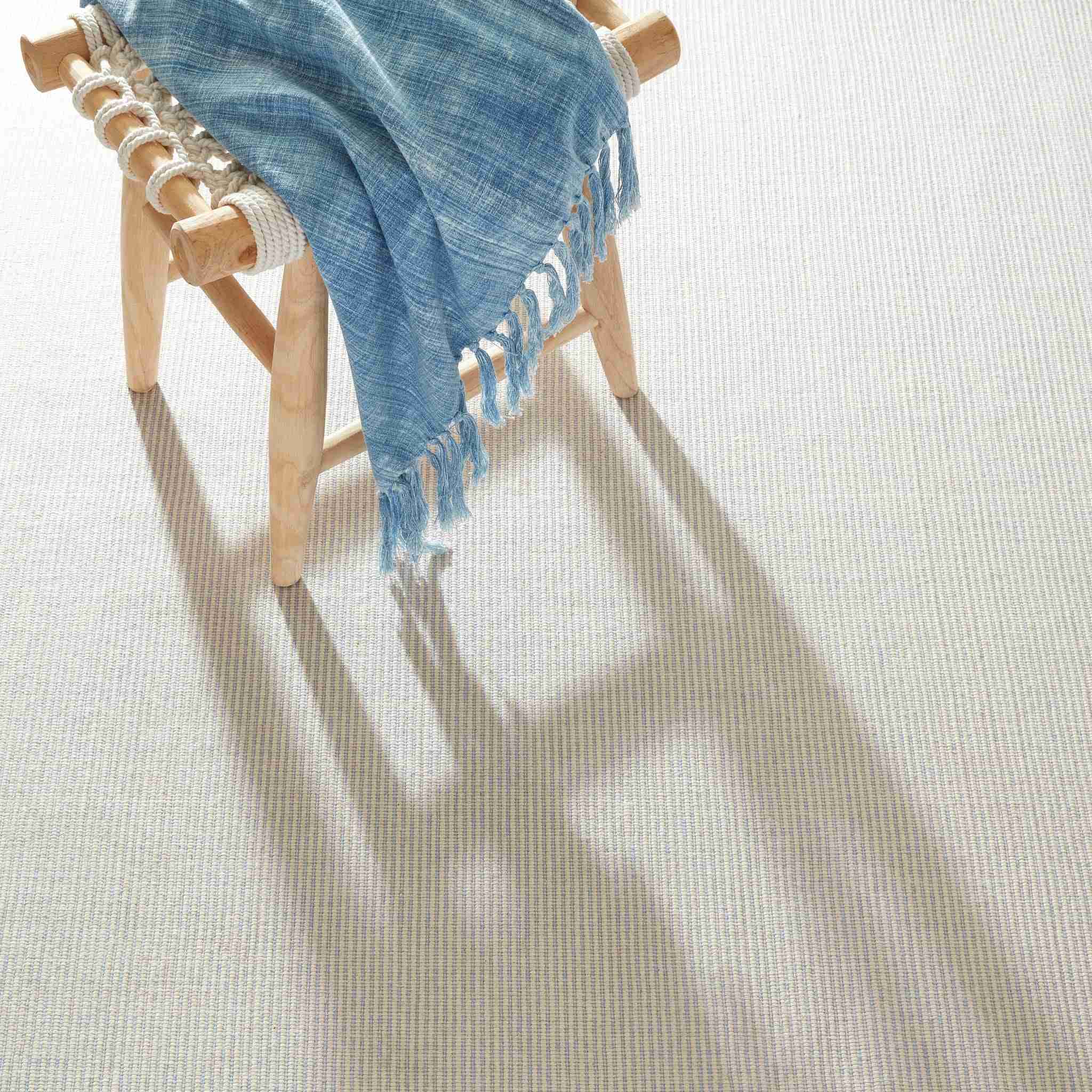 Haverhill French Blue Handwoven Cotton Rug - Image 2