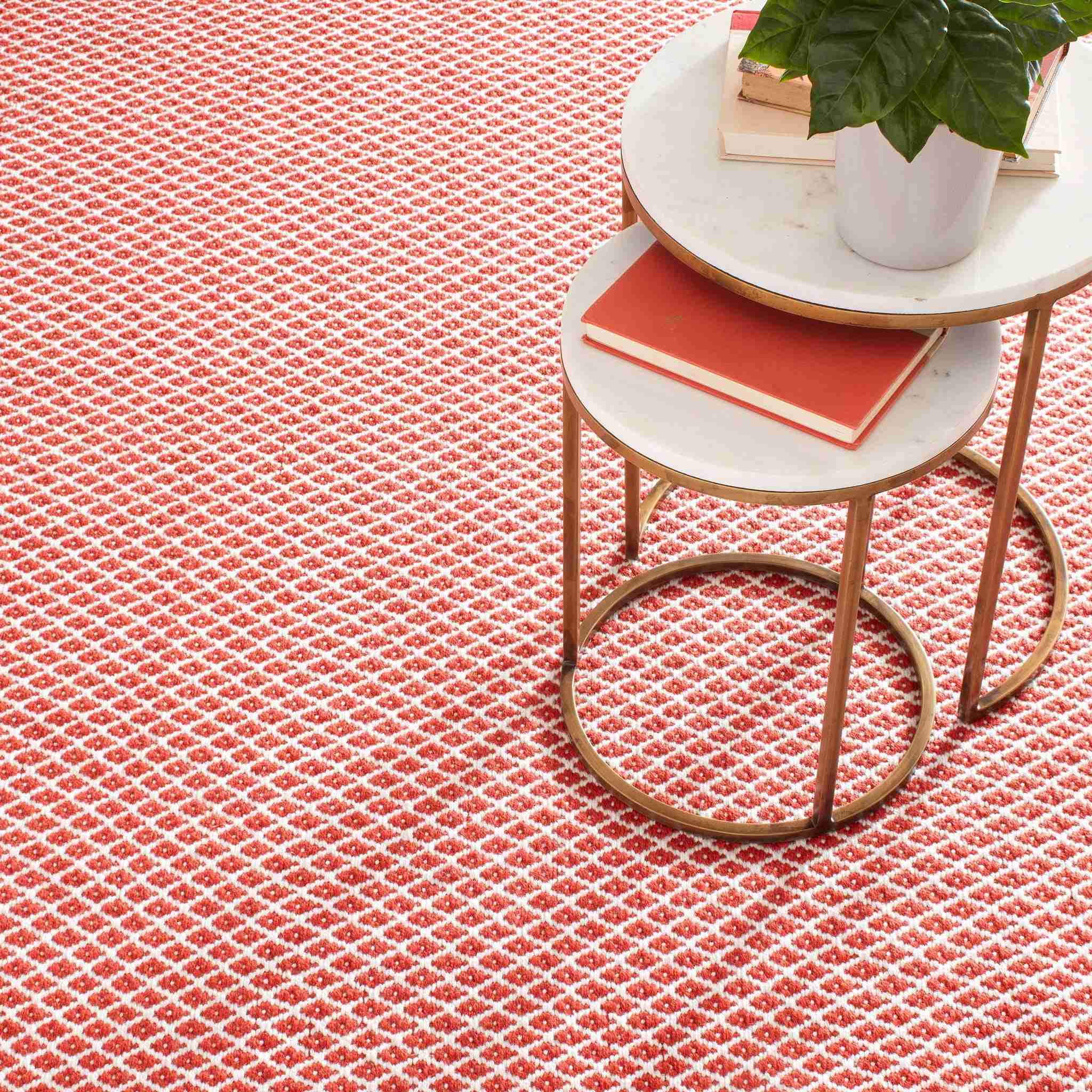 Mainsail Red Handwoven Indoor/Outdoor Rug - Image 2