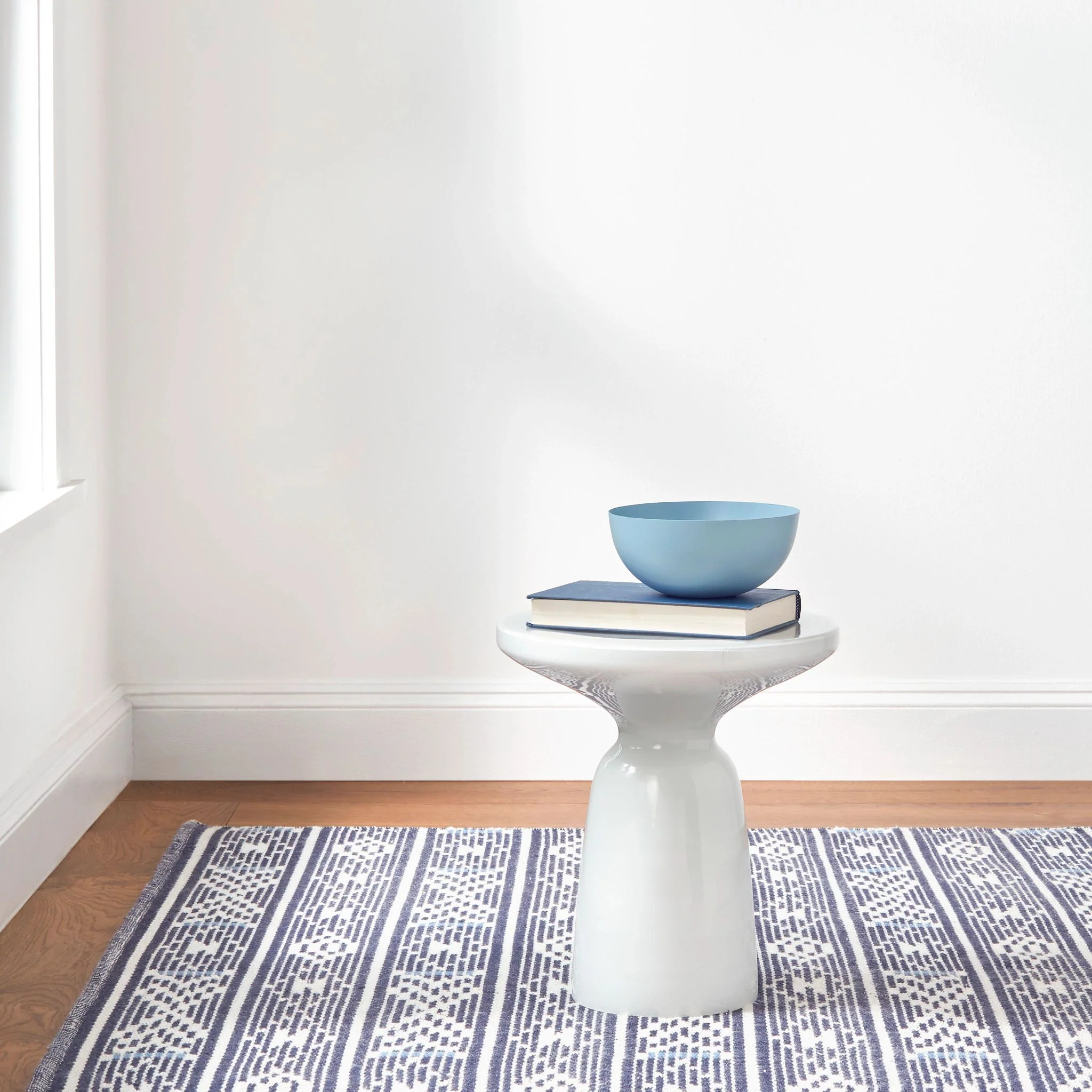 Dharma Blue Handwoven Indoor/Outdoor Rug - Image 3