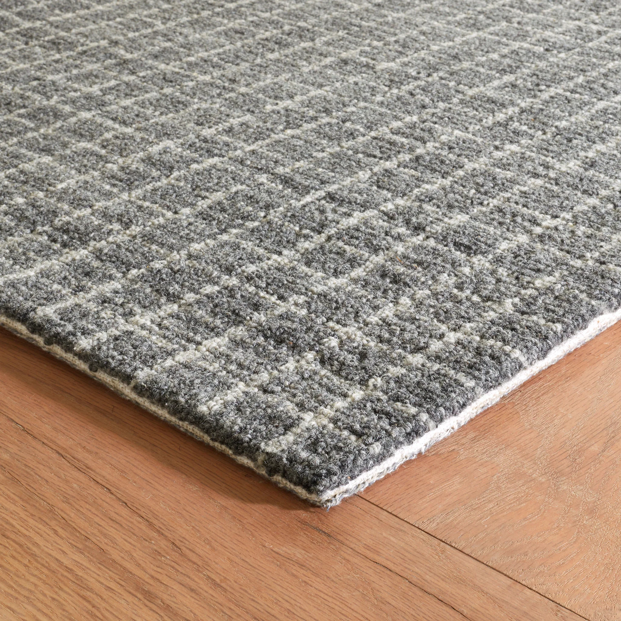 Conall Grey Hand Micro Hooked Wool Rug - Image 3