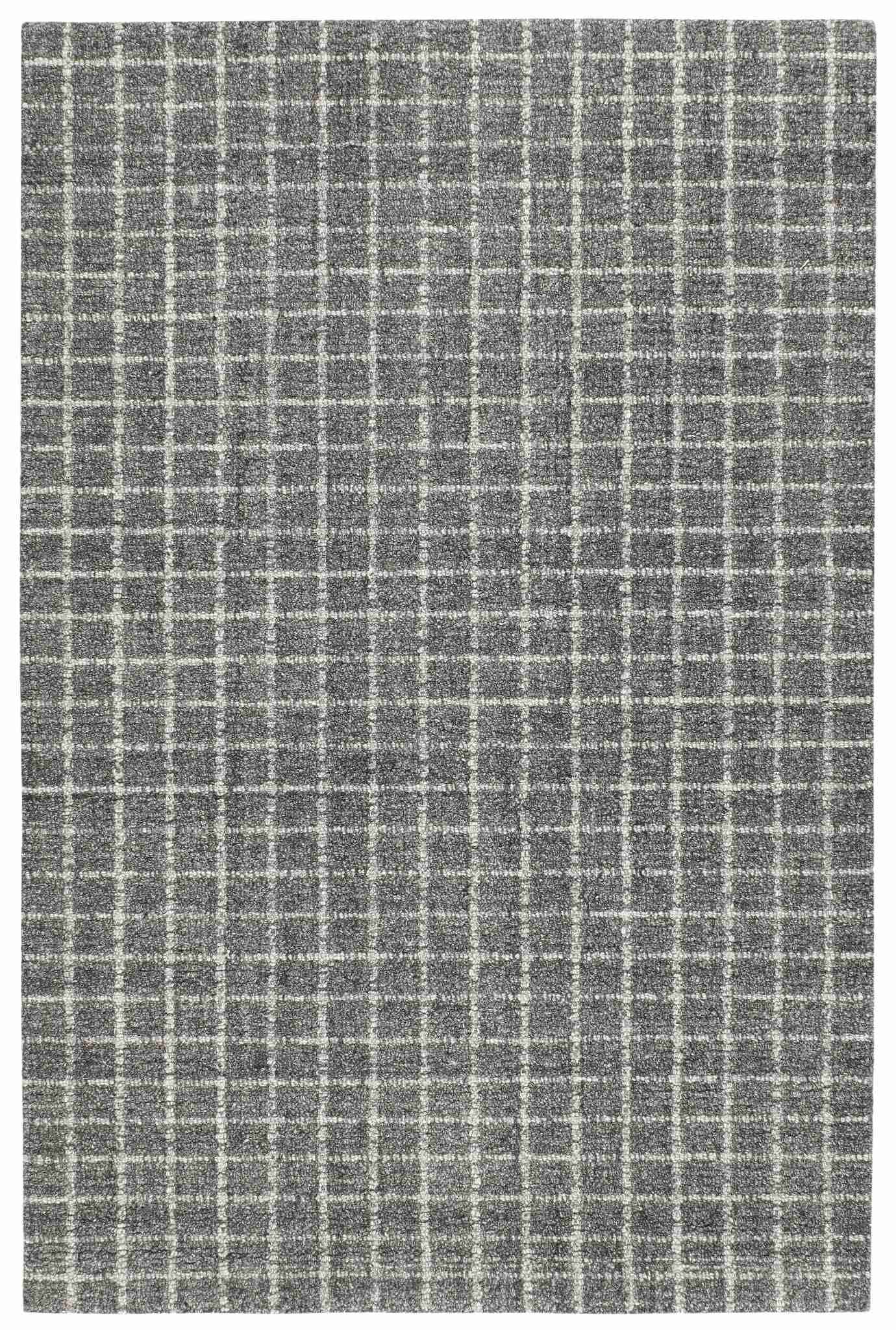 Conall Grey Hand Micro Hooked Wool Rug - Image 1