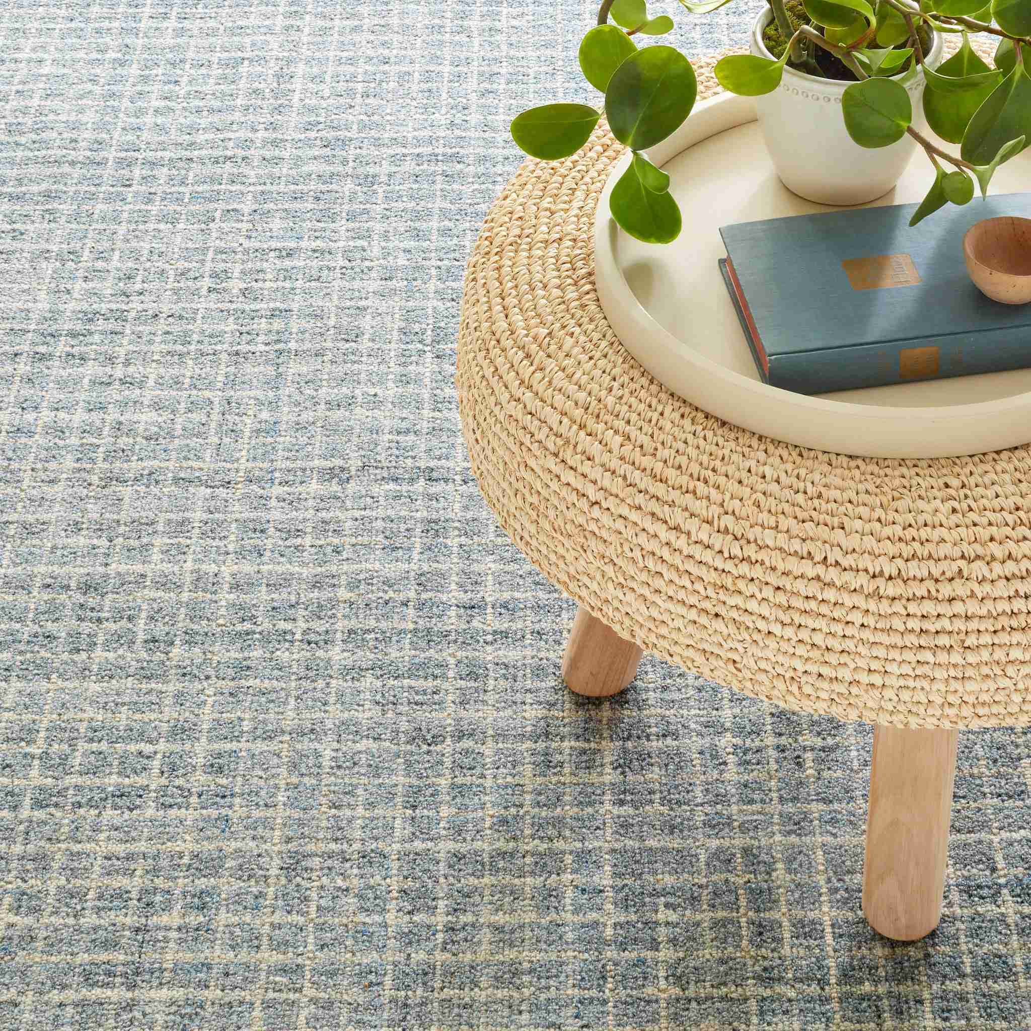 Conall Slate Hand Micro Hooked Wool Rug - Image 2