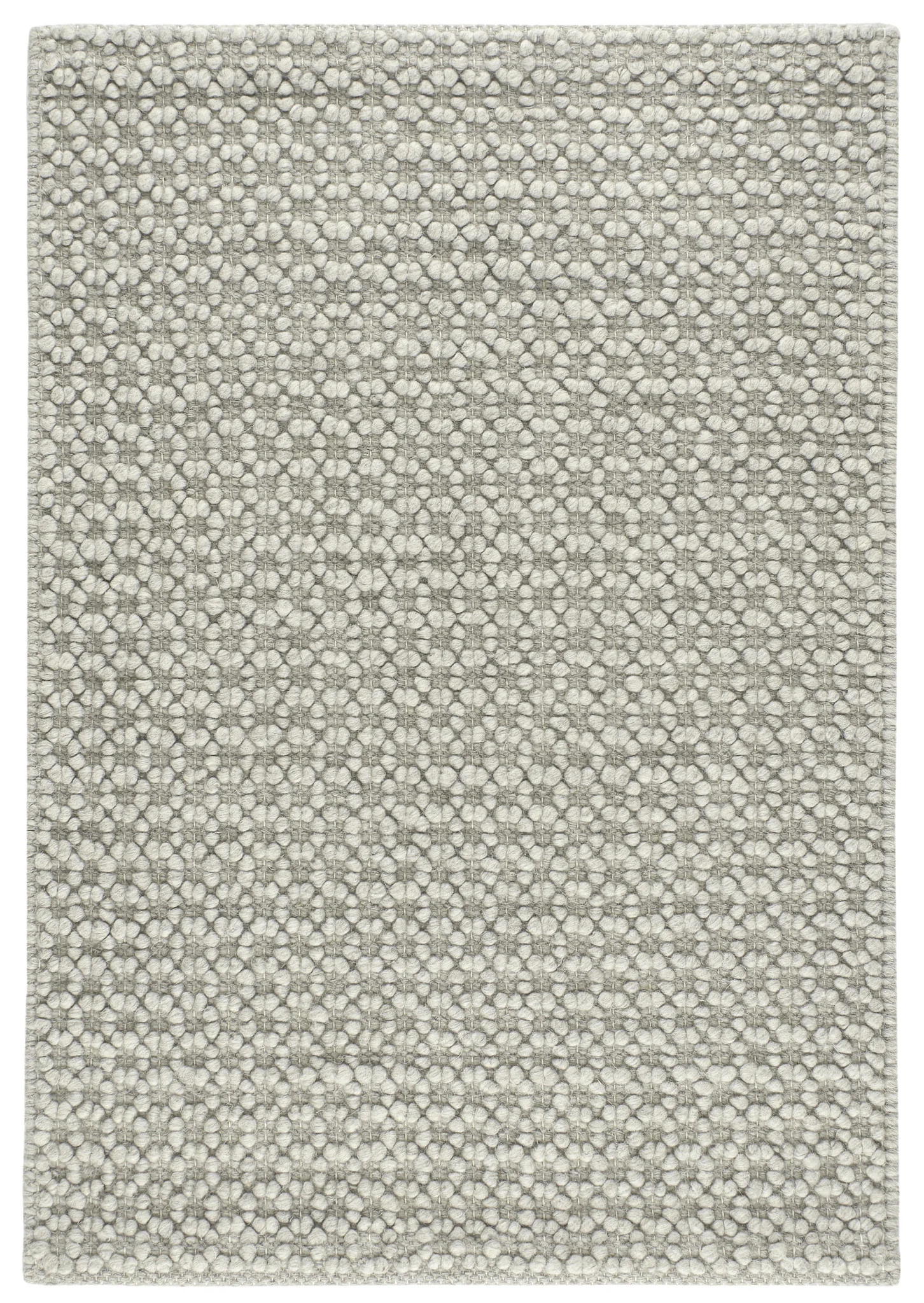 Hooper Grey Handwoven Wool Rug - Image 1