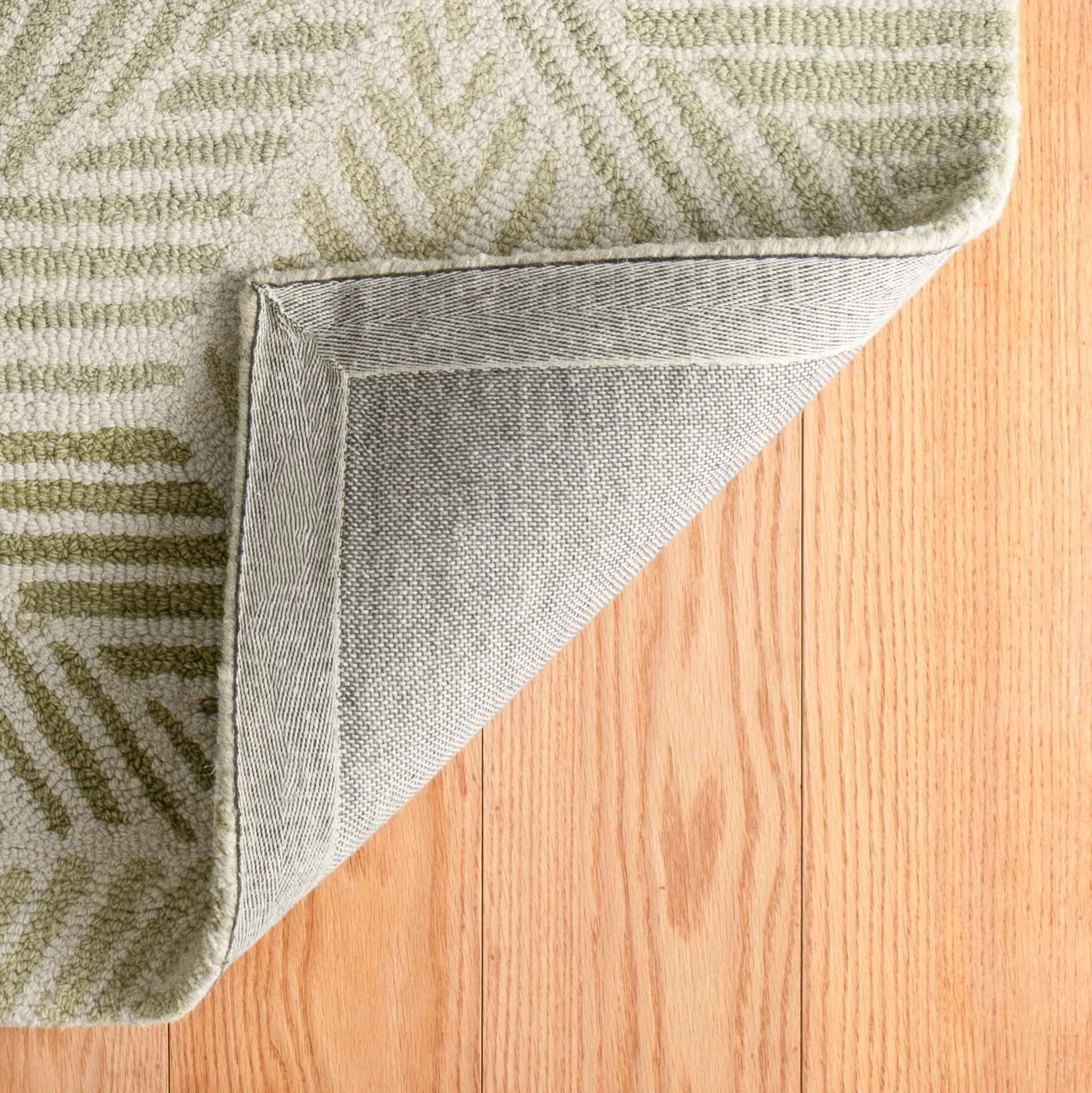 Karari Moss Hand Hooked Wool Rug - Image 3