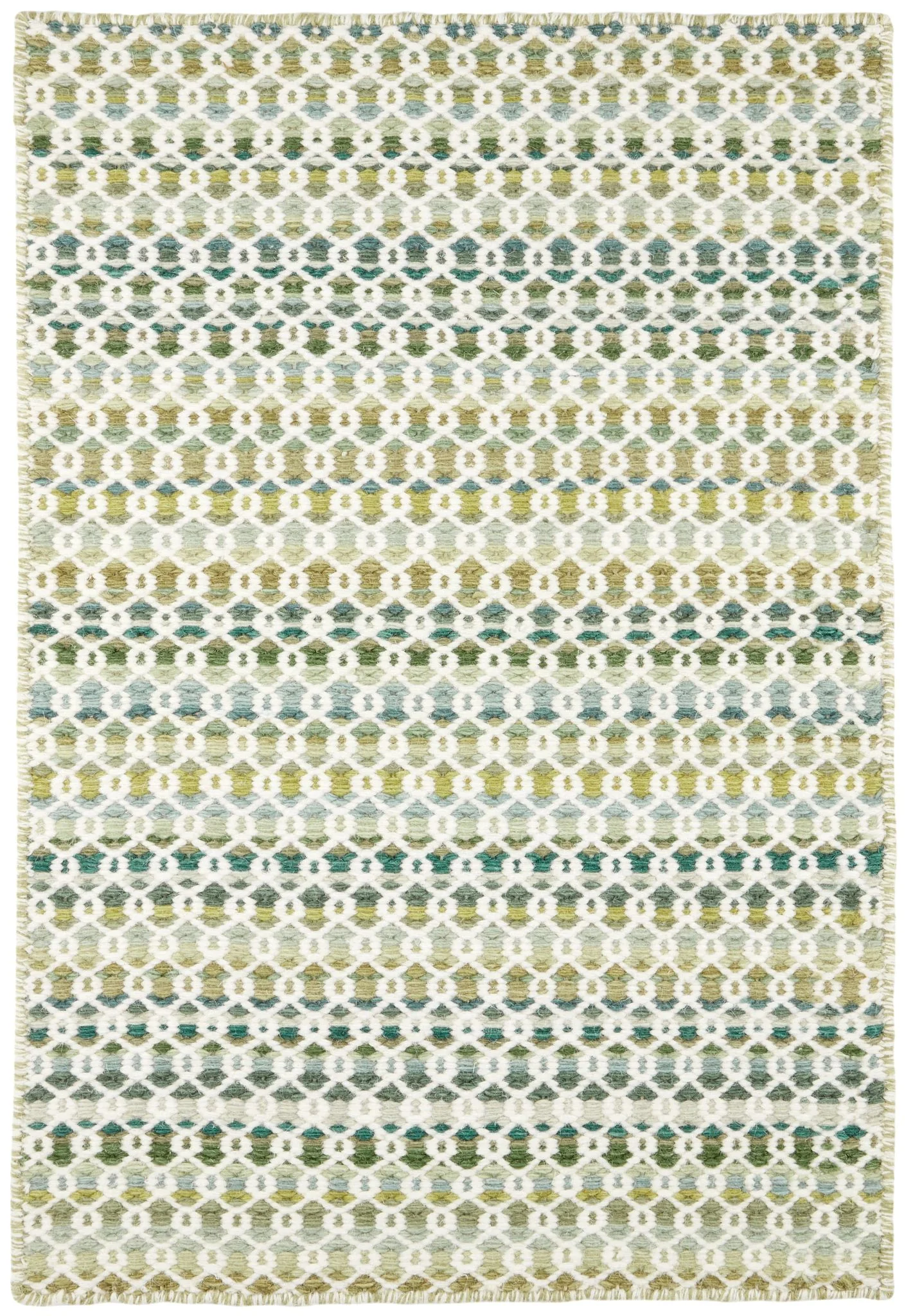 Poppy Moss Handwoven Wool Rug - Image 1