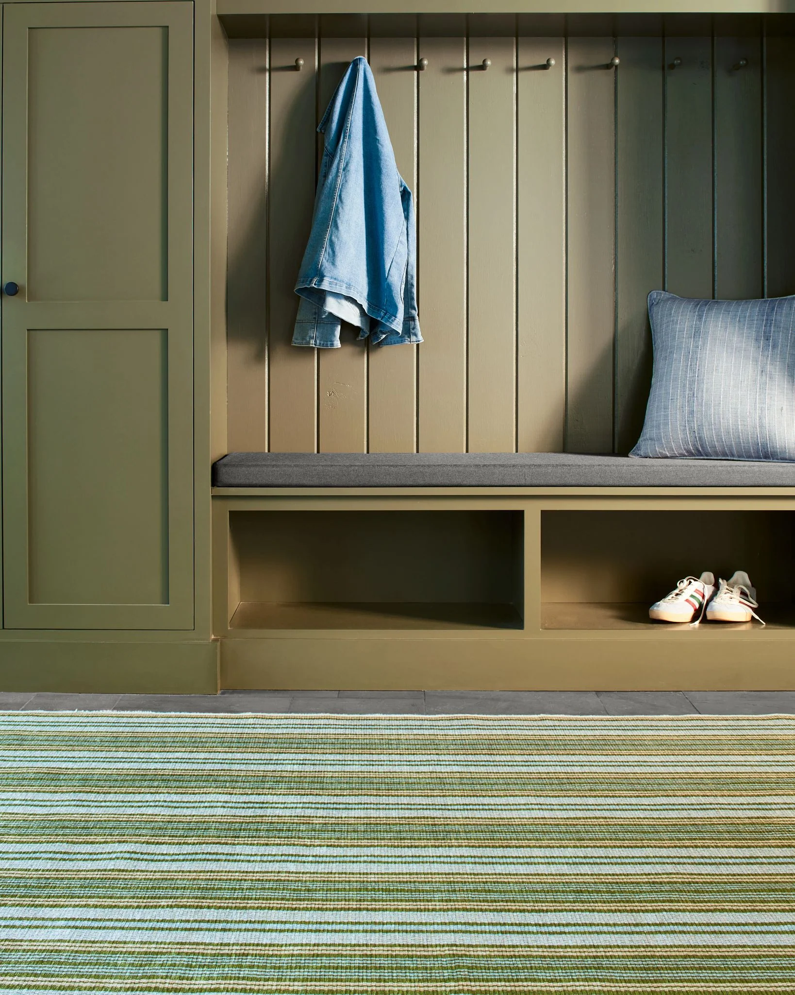 Caravan Stripe Multi Machine Washable Rug - Image 3