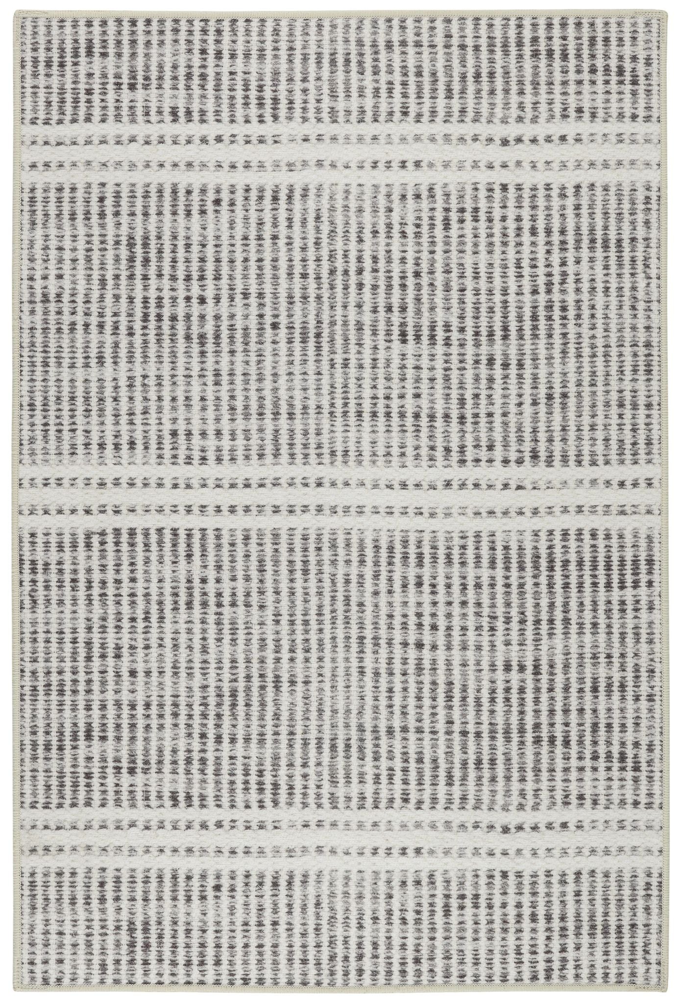 Malta Grey Machine Washable Rug - Image 1