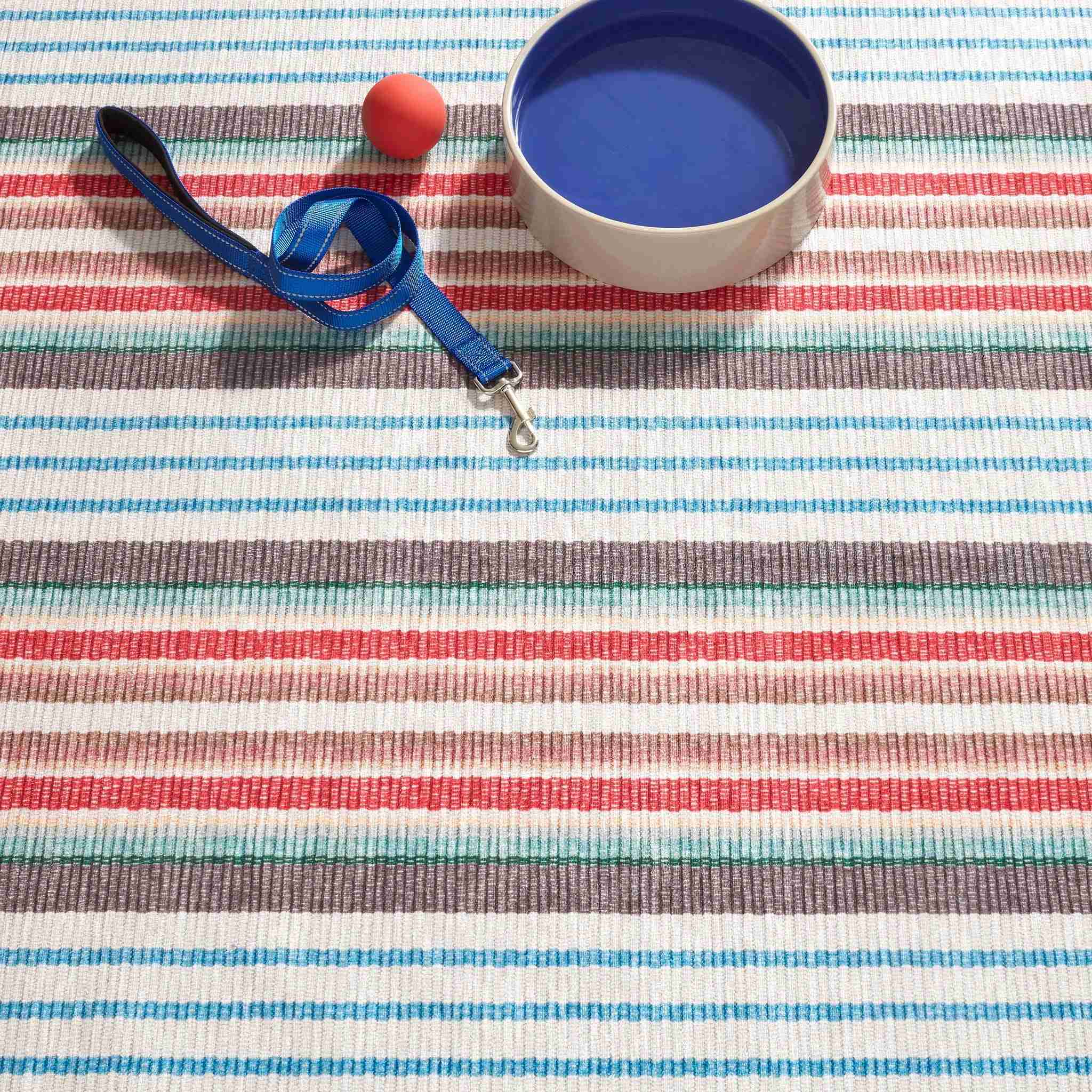 Ranch Stripe Multi Machine Washable Rug - Image 2