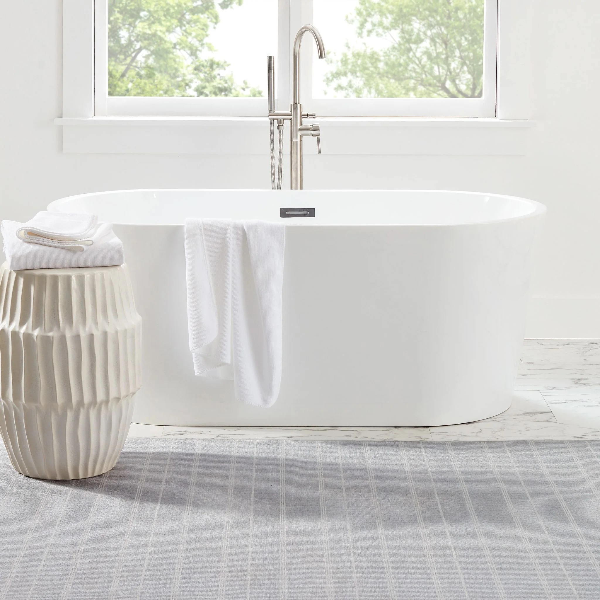Samson Grey Machine Washable Rug - Image 2