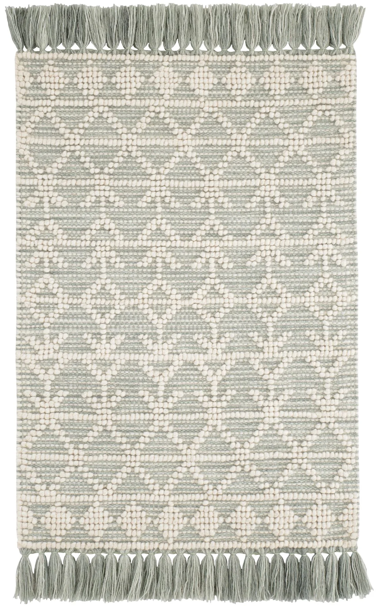 Pembrook Desert Sage Handwoven Wool Rug - Image 1