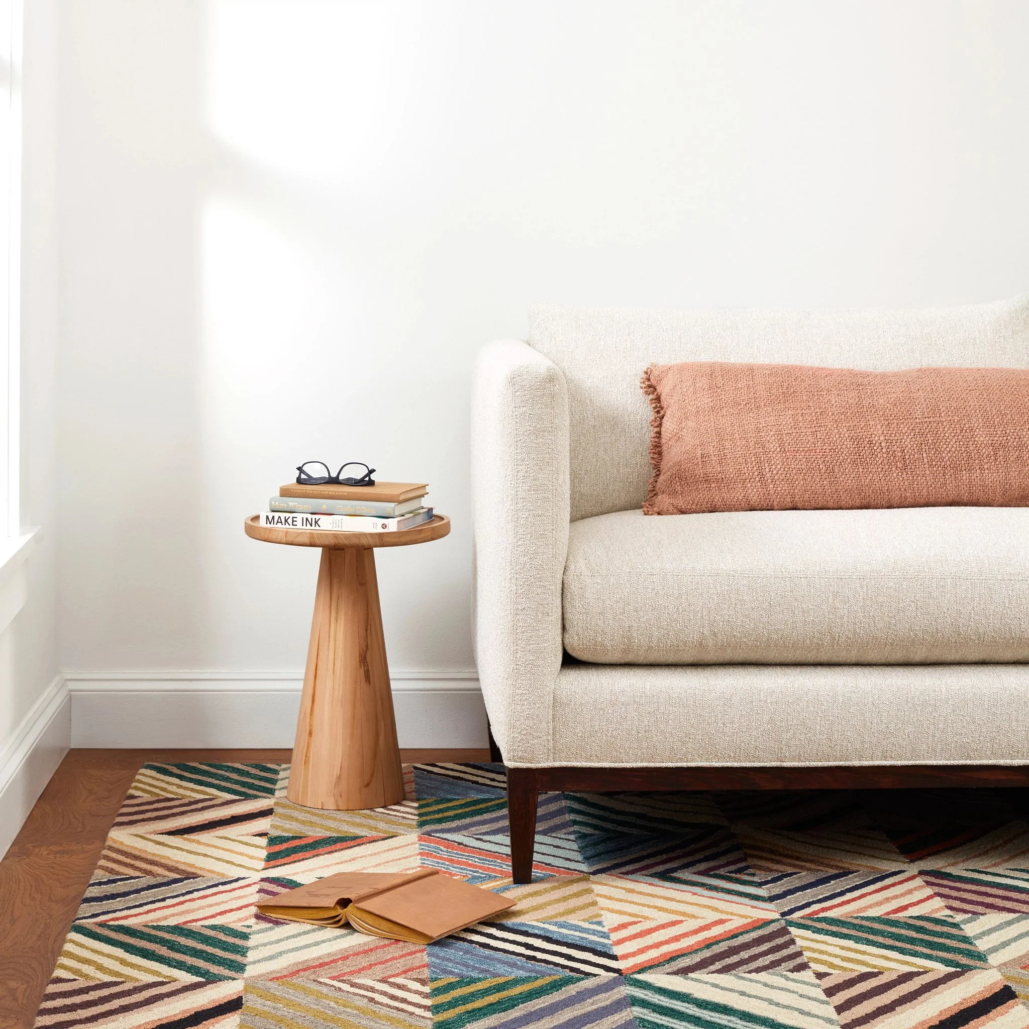 Potter Multi Hand Micro Hooked Wool Rug - Image 2