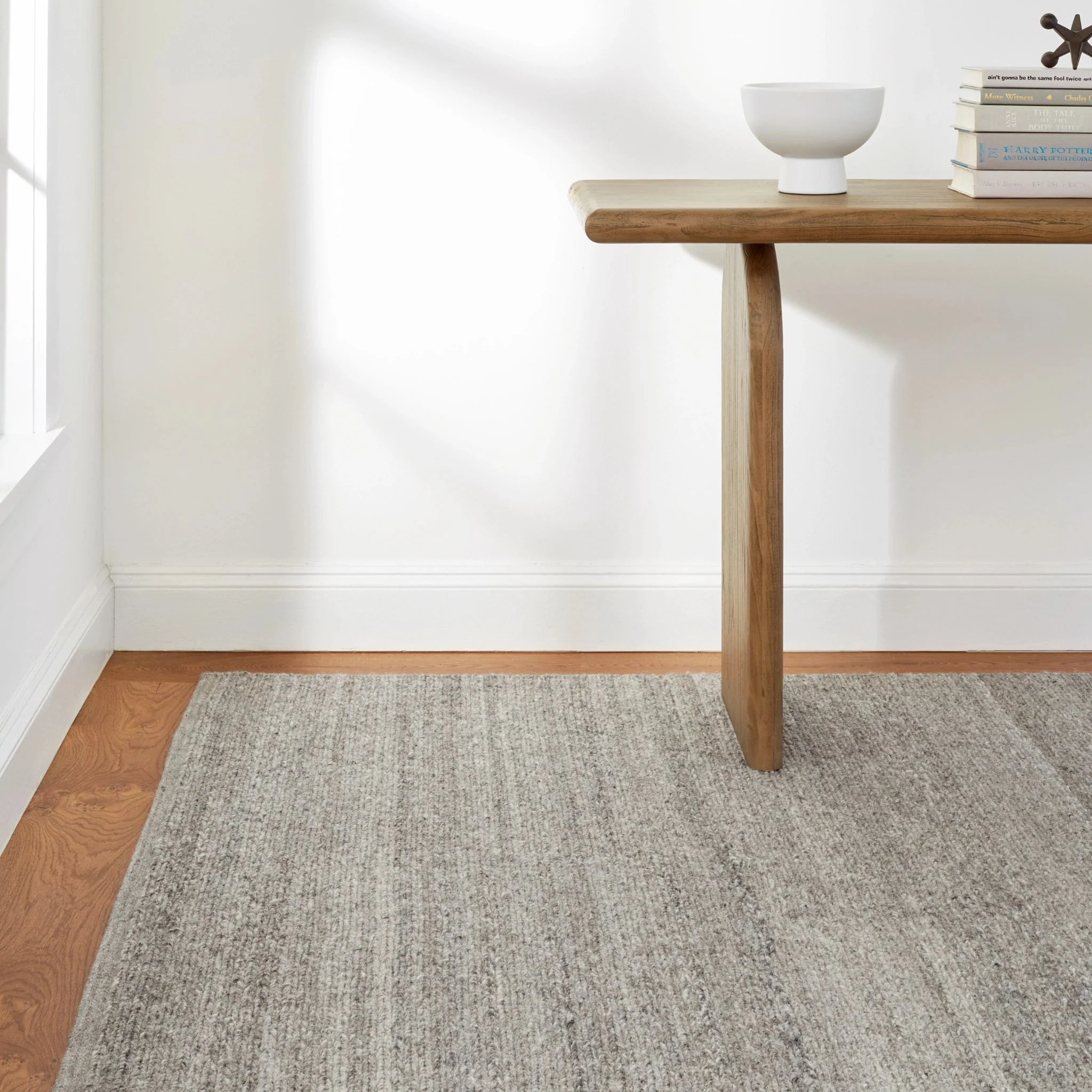Solimar Natural Handwoven Wool Rug - Image 2