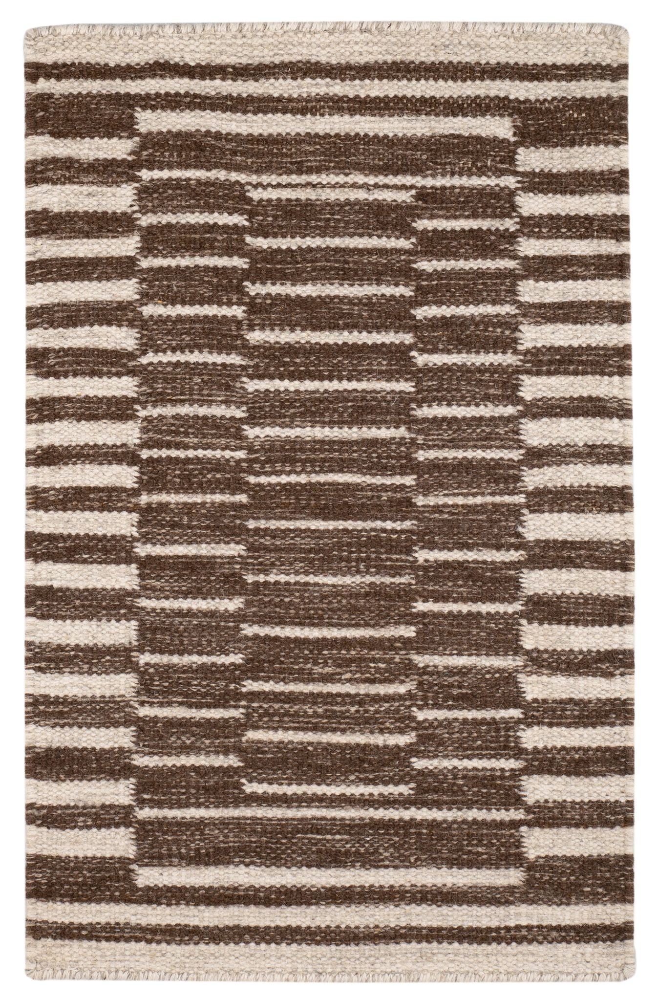 Heights Natural Handwoven Wool Rug - Image 1