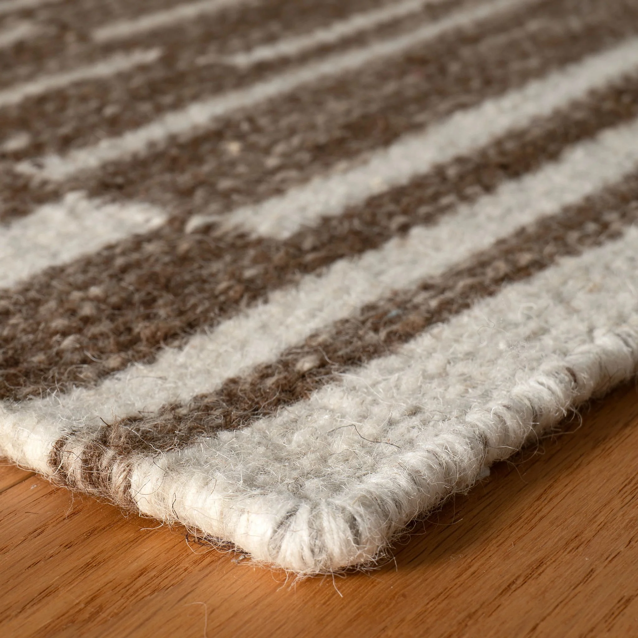 Heights Natural Handwoven Wool Rug - Image 2